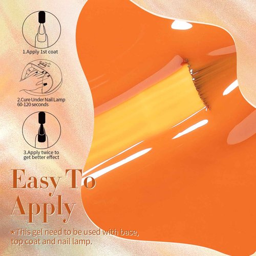 Born Pretty Fall Winter Gel Nail Polish Set Autumn Gel Polish Orange Pumpkin Cozy Campfire Brown Caramel Burgundy Wine Red Green Coffee Gel Nail Polish Fall Colors Collection 39PCS