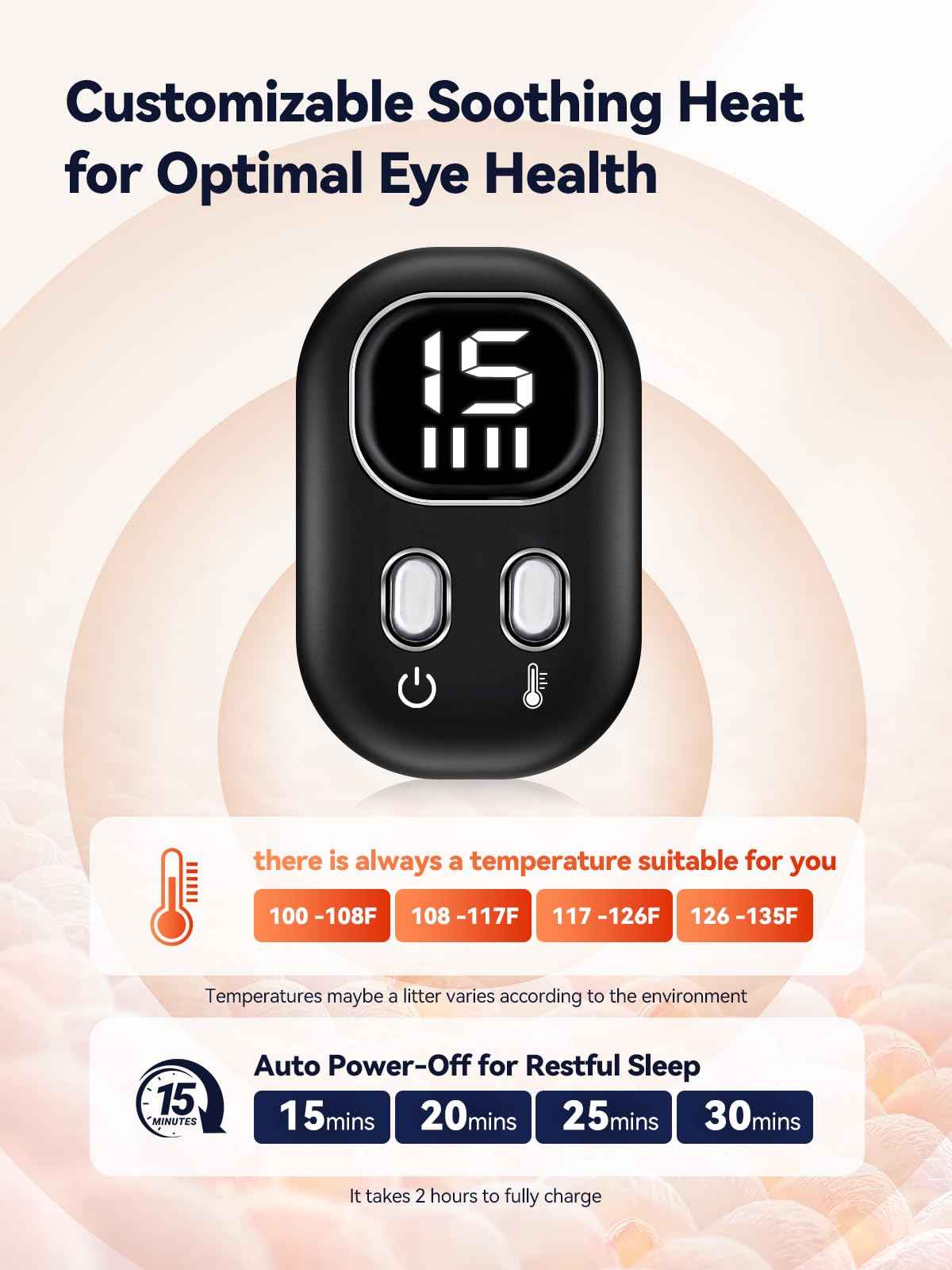 Heated Eye Mask for Dry Eyes - Warm Compress for MGD, Dry Eye Syndrome, Chalazion Blepharitis Stye Eye Treatment, Hot Heating pad for Relief, Silk Sleep Mask for Deep Relax