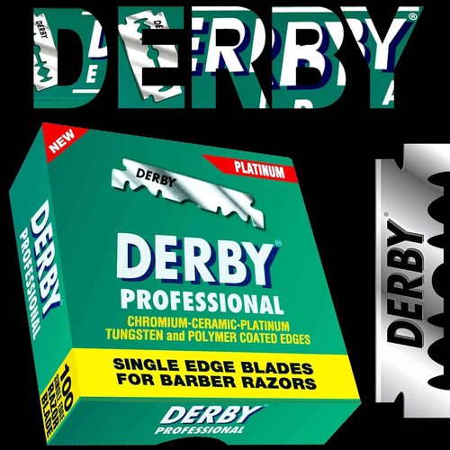 500 "Derby Professional" Single Edge Razor Blades for straight razor
