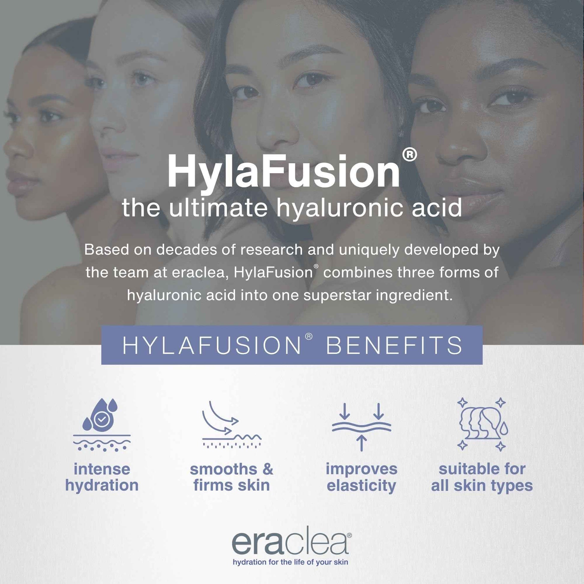 eraclea Purifying Cream Cleanser, Gentle Daily Cleanser with Hyaluronic Acid, Hydrating Face Moisturizer for Dry Skin, Soothing Face Wash Removes Impurities, Oil, and Makeup for Radiant Skin (4 fl oz)