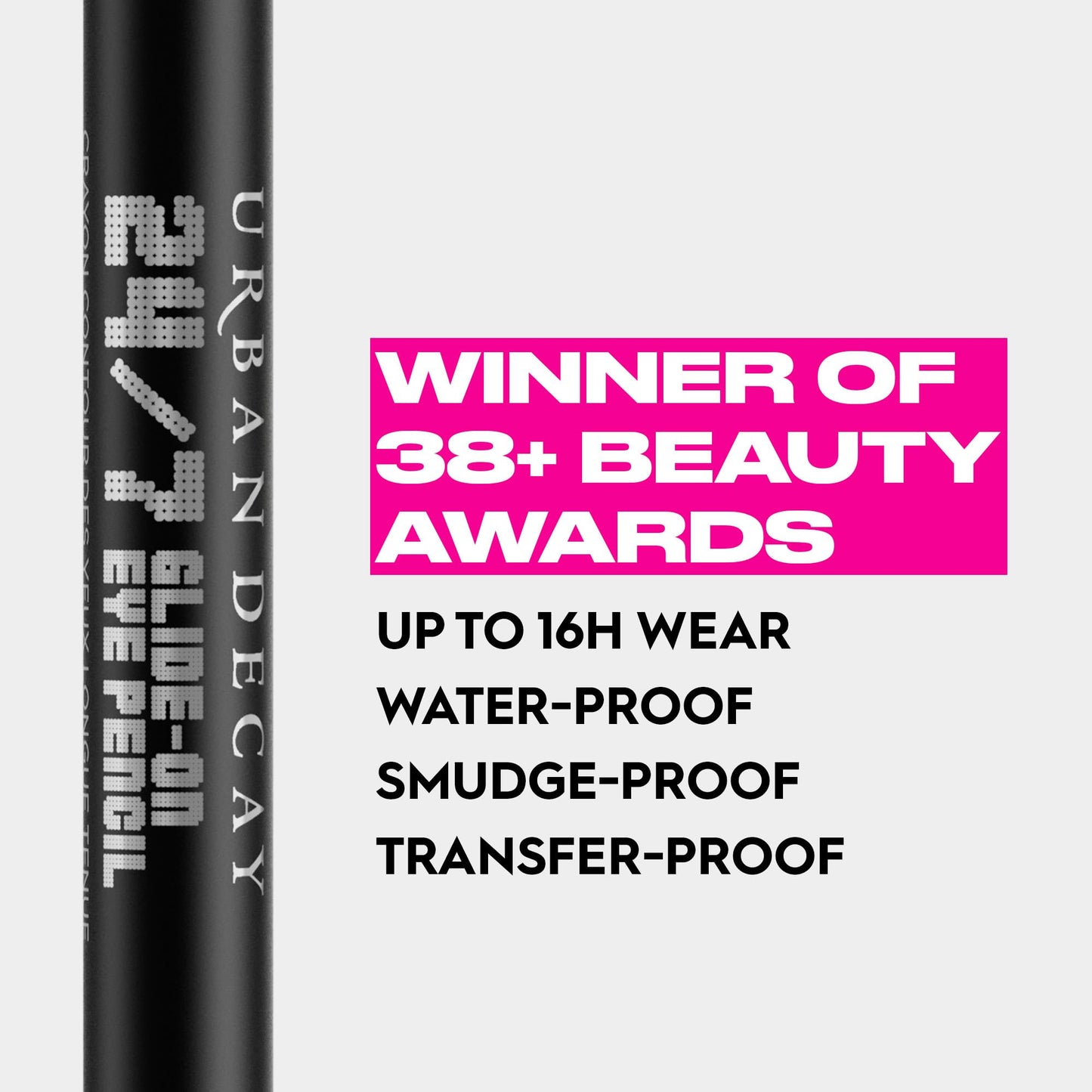 URBAN DECAY 24/7 Glide-On Waterproof Eyeliner Pencil (Wild Side - Copper Pink Metallic), Smudge-Proof, Transfer-proof, Long-lasting Colored Eye Liners, Hydrating Vitamin E, Cruelty-free - 0.04 oz