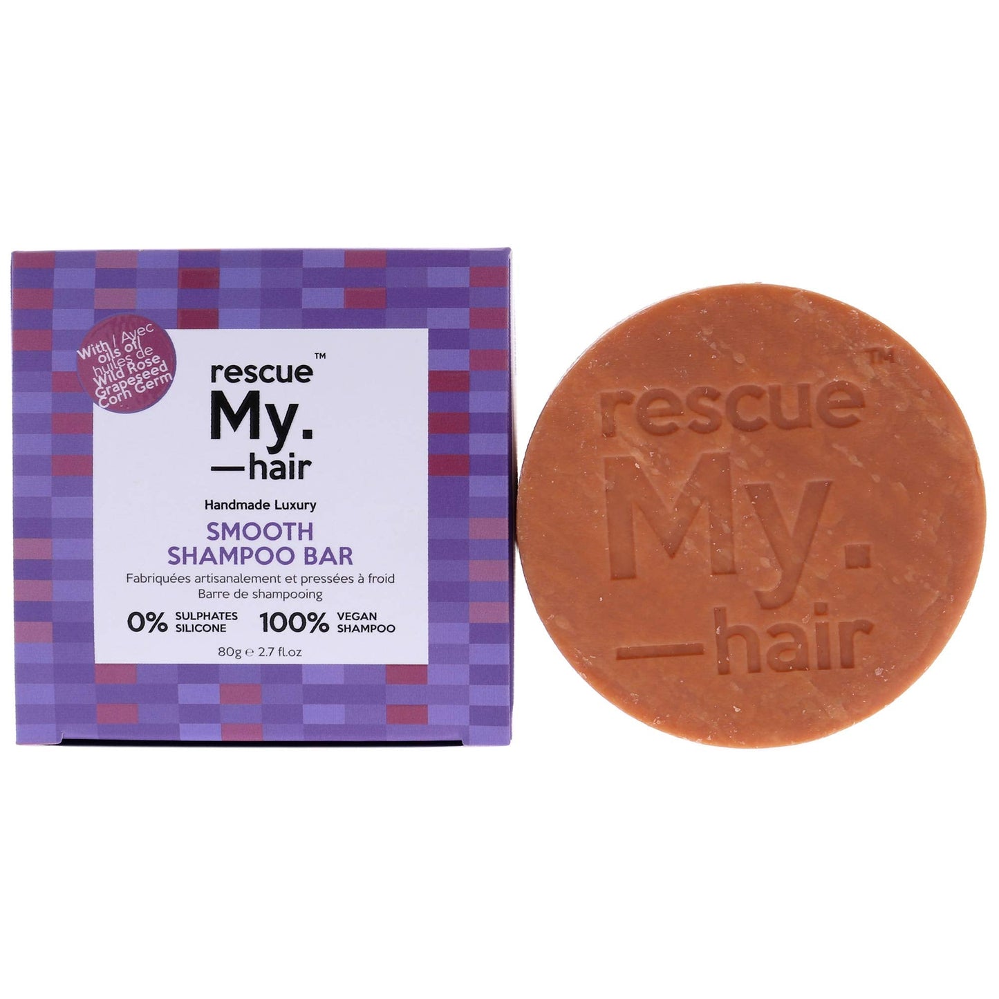 infuse my. colour Rescue My Hair Smooth Shampoo Bar Unisex 2.7 oz