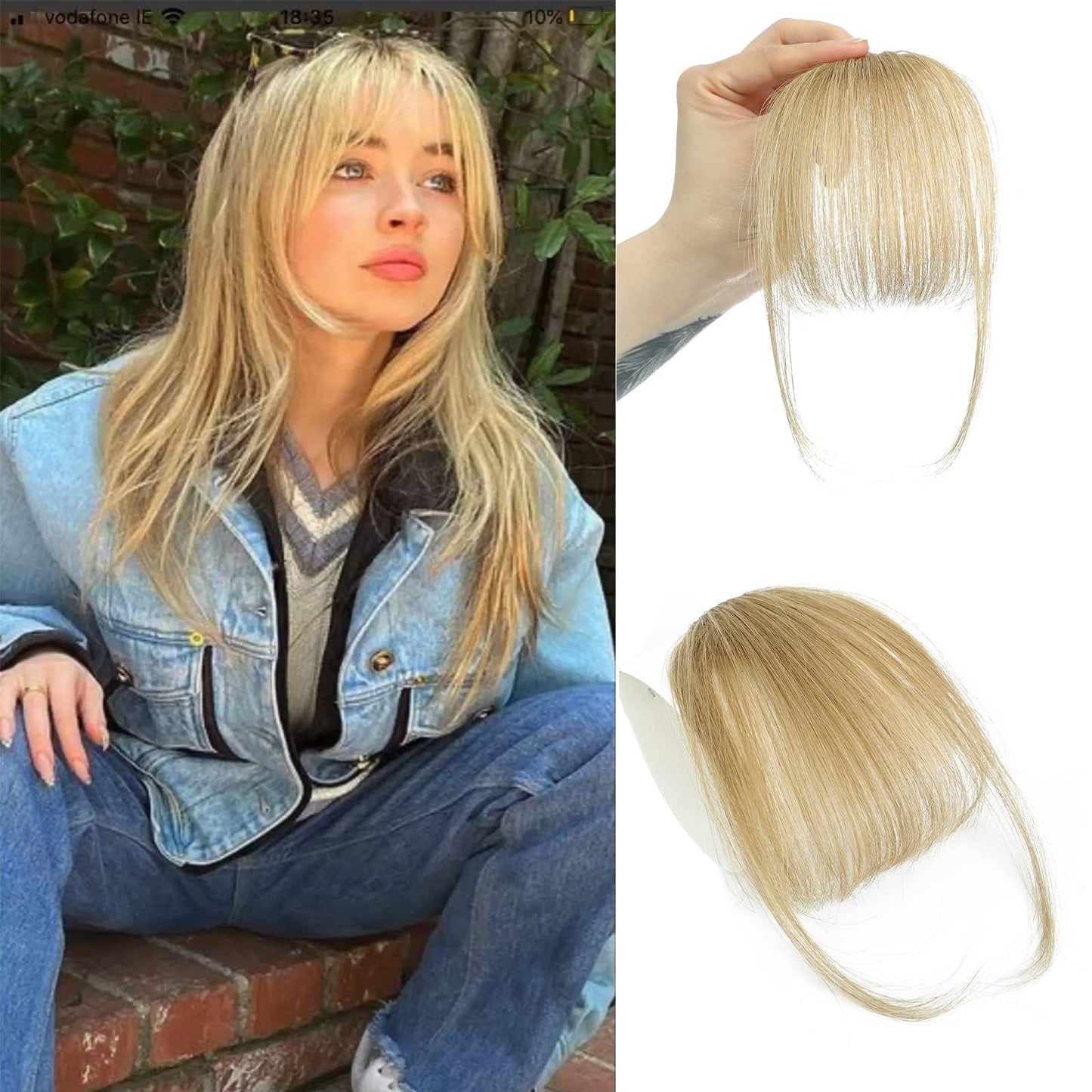 Clip In Bangs 100% Human Hair Bangs Clip In Hair Extensions Clip On Bangs Clip In Bangs Real Human Hair Fake Bangs