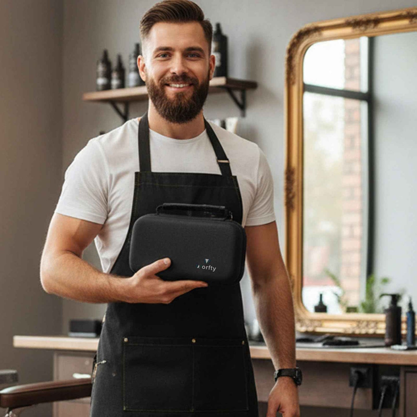 Hard Travel Case for Novah/Jack & Rose/Ufree Hair Clippers and Trimmers Set, Beard Trimmer Grooming Storage Holder for Hair Trimmers Set (Case Only) (Black)