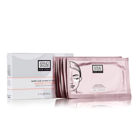 Erno Laszlo Multi-Task Serum Eye Mask, Hydrate and Nourish, Under-Eye Patches to Help Improve Puffiness, Fine Lines and Dark Circles, Set of 6 Masks, 0.15 Fl Oz each