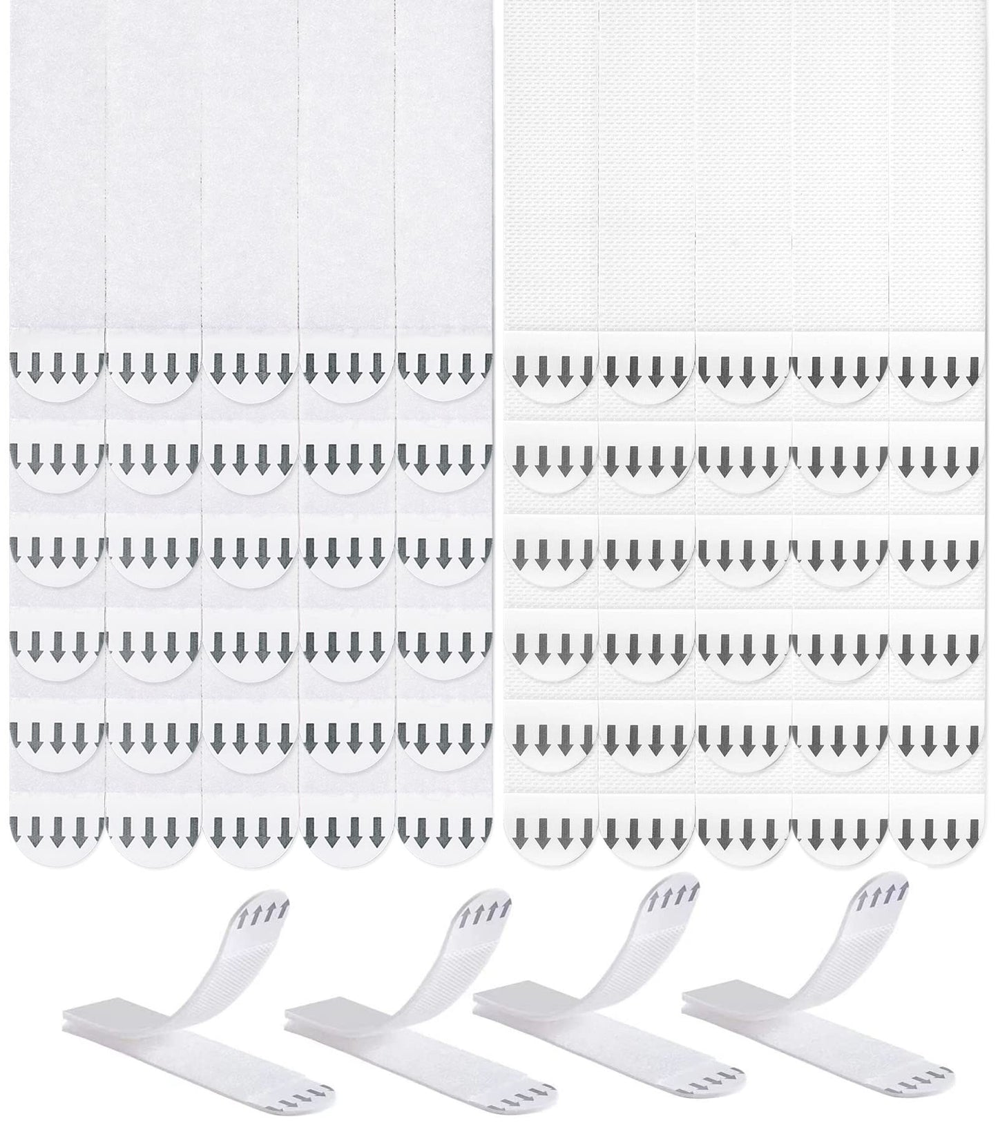 Large Picture Hanging Strips Heavy Duty,32-Pairs(64 Strips) Sticky Picture Hangers for Walls,Hanging Pictures Without Nails,Damage Free No Nails Adhesive Strips for Frame Hanging Mounting Strips