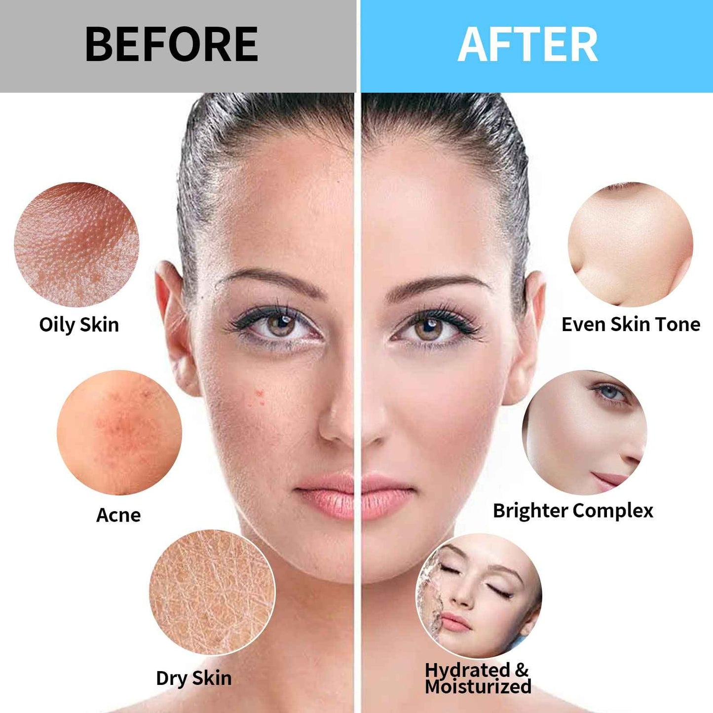 Nielies Jelly Face Mask For Facials | Bundle of 24K Gold & Turemic + Hyaluronic Acid Hydrating And Nourishing HydroJelly Masks | Vajacial