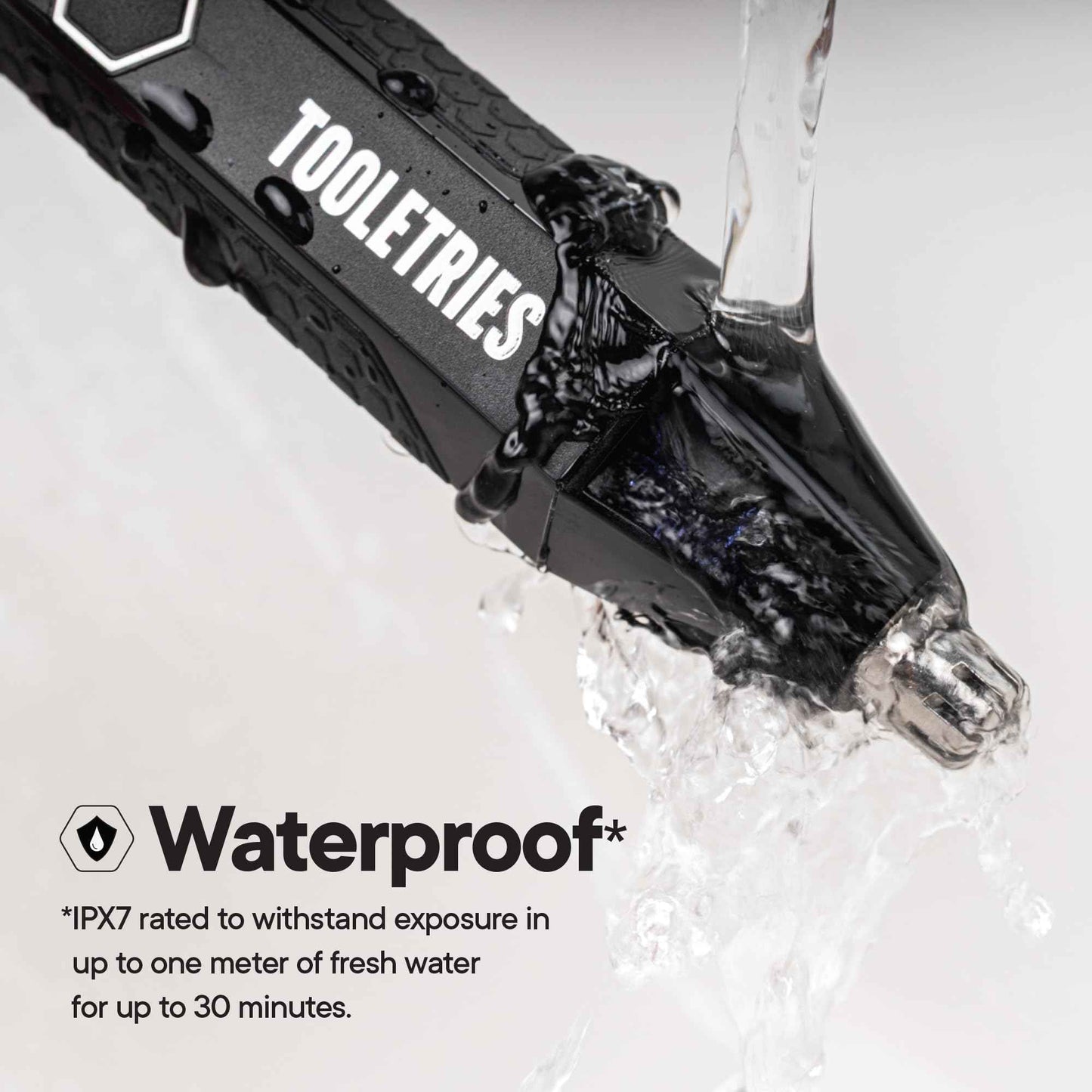 TOOLETRIES The Ranger - Electric Nose & Ear Hair Trimmer for Men, Wet/Dry Nose Clippers with Stainless Steel Blades, Waterproof, Rechargeable Li-Ion Battery, LED Spotlight, Travel Lock