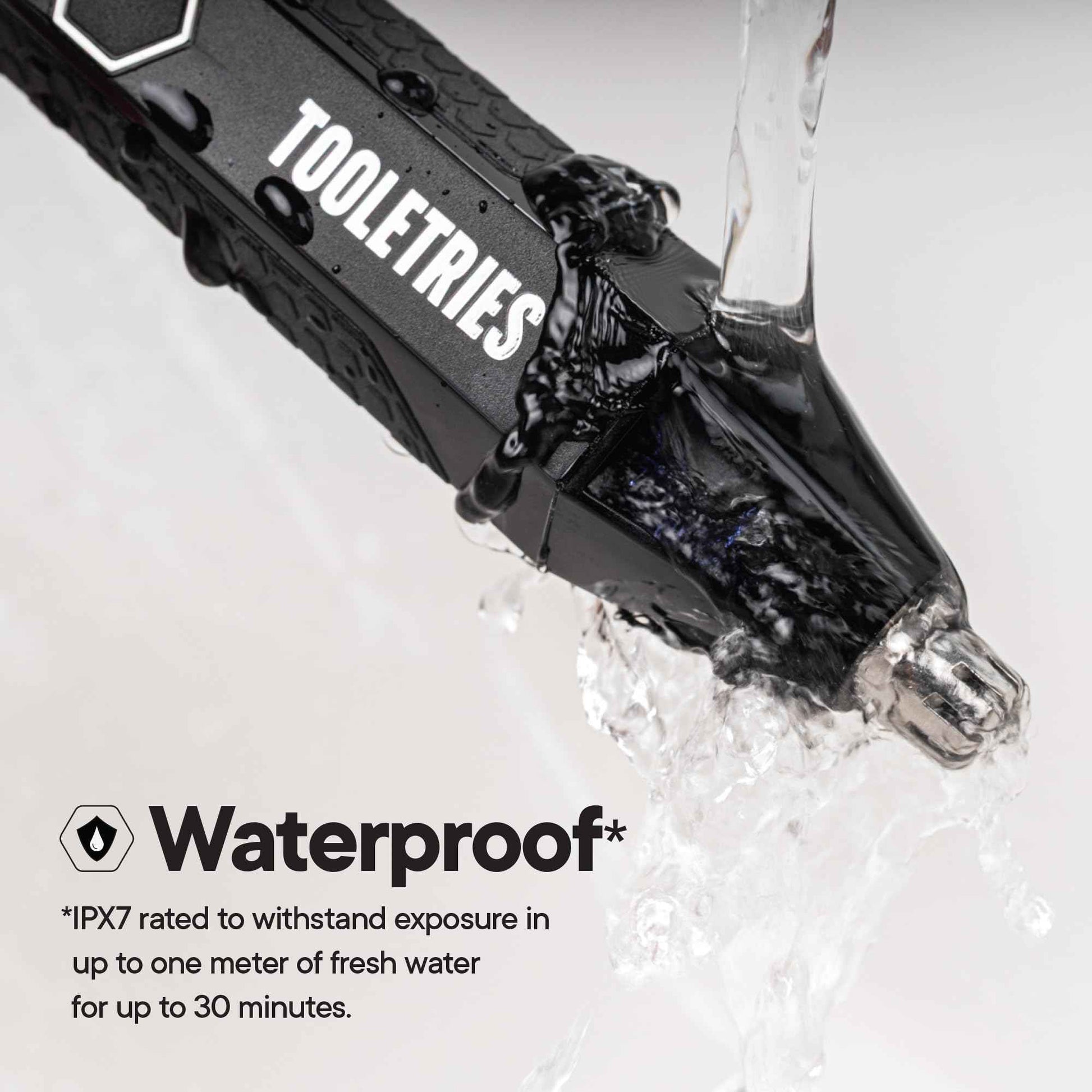 TOOLETRIES The Ranger - Electric Nose & Ear Hair Trimmer for Men, Wet/Dry Nose Clippers with Stainless Steel Blades, Waterproof, Rechargeable Li-Ion Battery, LED Spotlight, Travel Lock