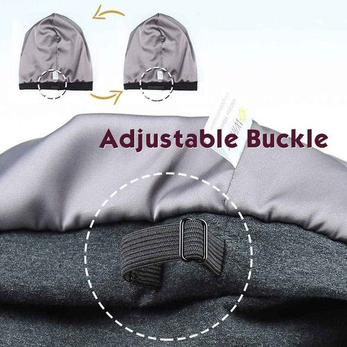 Hair Sleep Hat for Bald Men Night Cotton Blue Black