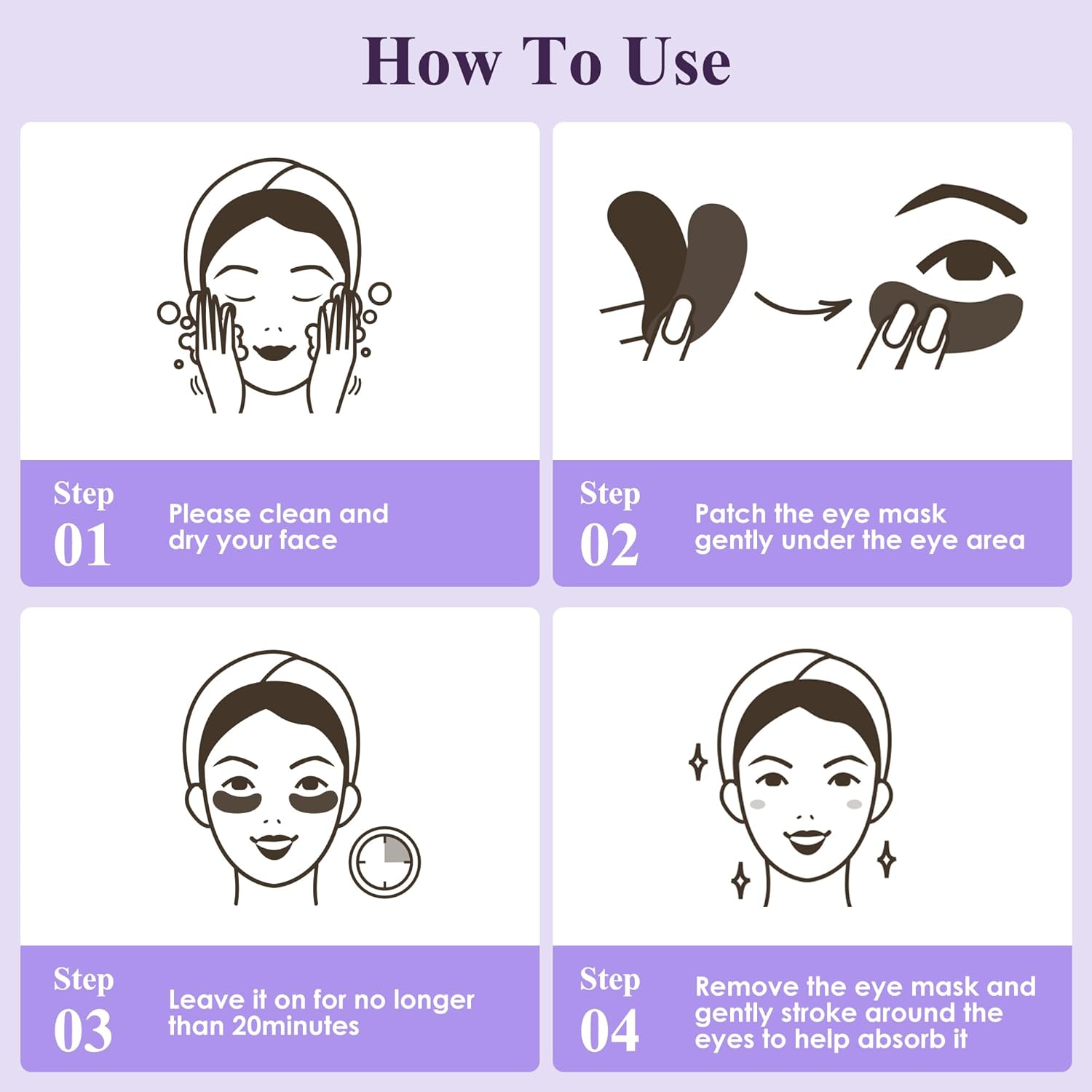 Under Eye Patches (30 Pairs), 24K Gold Under Eye Mask for Puffy Eyes, Dark Circles,Bags and Wrinkles with Collagen,Relieves Pressure and Reduces Wrinkles,Revitalises and Refreshes Your Skin