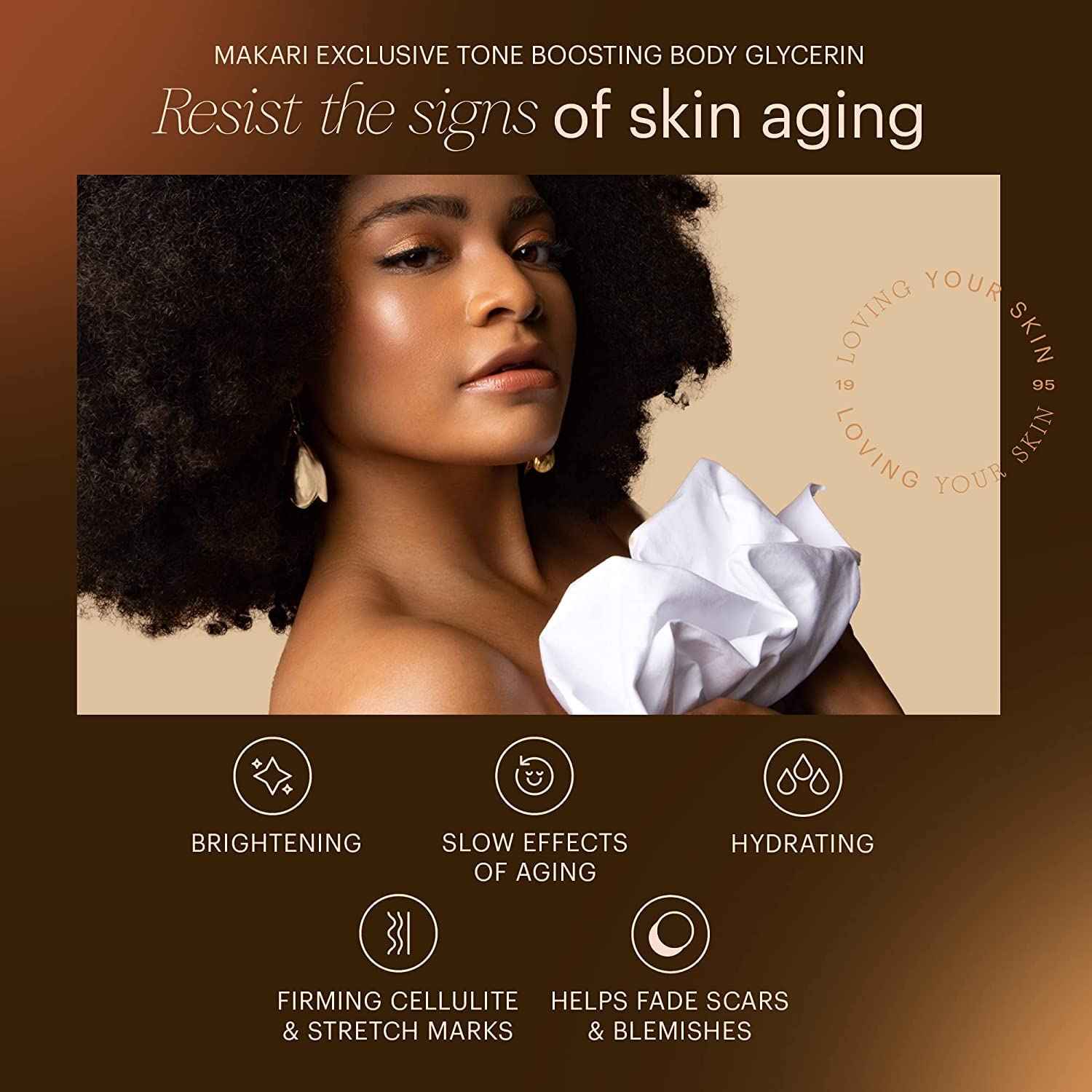 Makari Exclusive Active Intense Tone Boosting Body Glycerin (16.8 oz) | Skin-Brightening Body Glycerin | Moisturizes and Softens | Promotes Even Skin Tone | for All Skin Types Except Sensitive