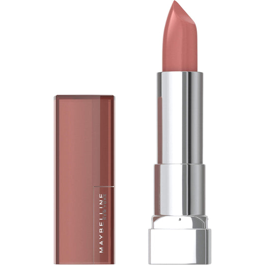 Maybelline Color Sensational Lipstick, Lip Makeup, Cream Finish, Hydrating Lipstick, Crazy for Coffee, Nude Pink ,1 Count