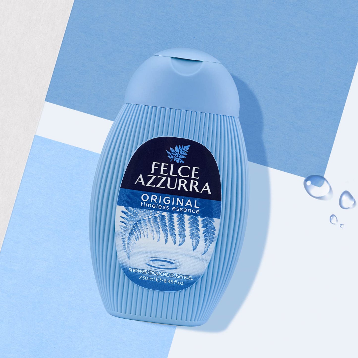 Felce Azzurra Original - The Timeless Essence Shower Gel - Rich Formula Envelops Your Skin To Provide Smoothness And Moisture - Contains Rich Essential Oils To Rebalance And Regenerate - 8.4 Oz