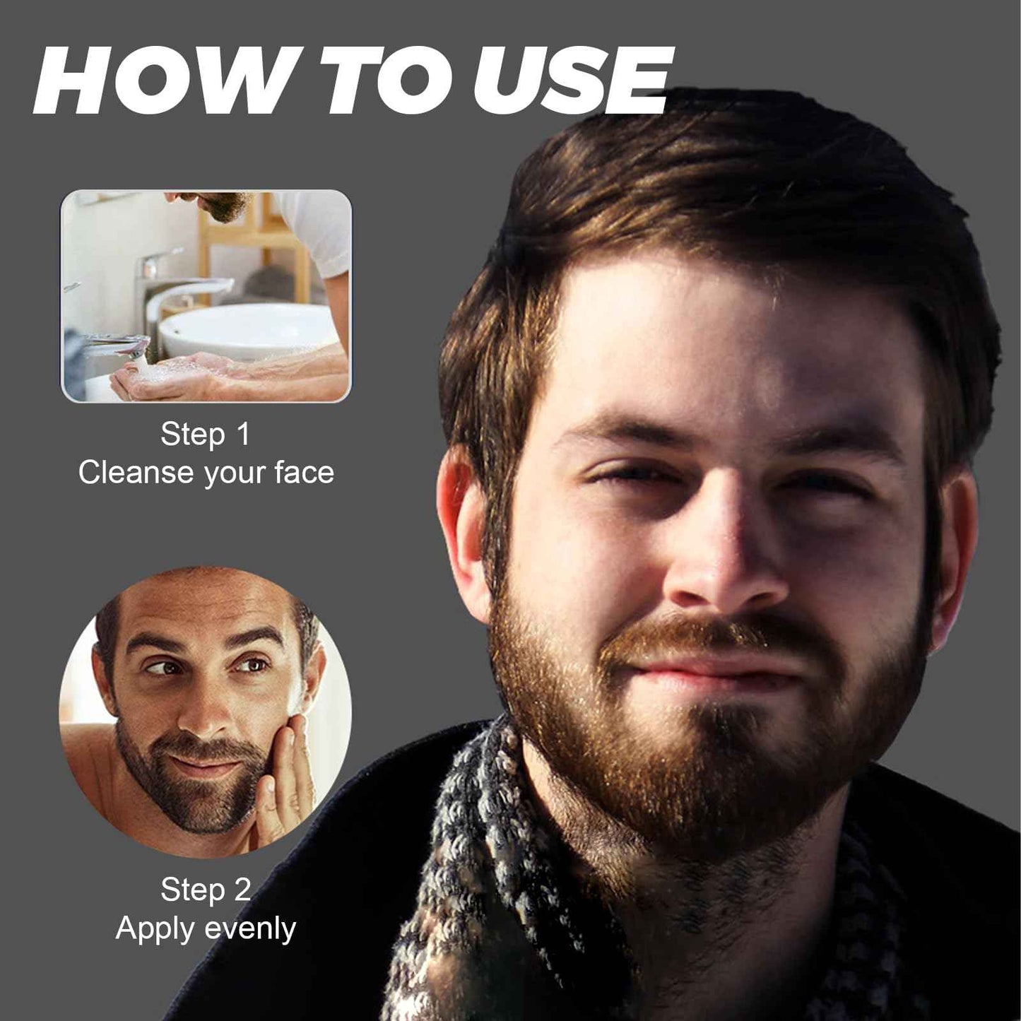 apolo cosmetics Para Barba, Ultra Potente Estimulante de Barba, Bálsamo para Crecimiento de Barba Crema, Beard Growth Blam, Softner/Unscented Beard Butter, Sin Irritación 100ml/3.38floz (1 PC, 1)