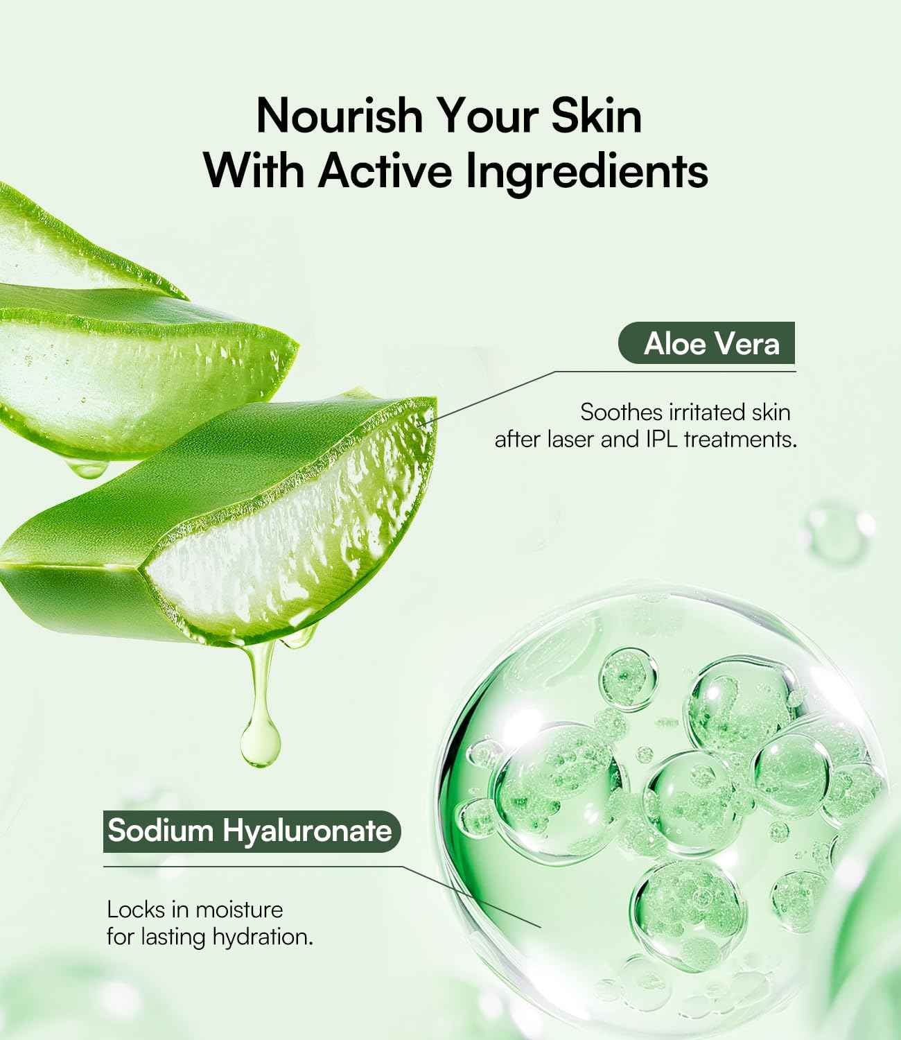 INIA Conductive Gel for Facial and Body Skin Care Machines – Hydrating Gel Primer with Hyaluronic Acid for Women and Men, 35.2 Fl Oz