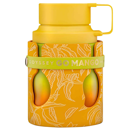 Armaf Odyssey Go Mango Tropical Collection – Fruity, Woody, Amber, Vanilla – Eau de Parfum Spray Long-Lasting Fragrance for Unisex, 3.4 Ounce / 100 ml