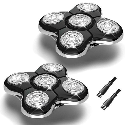2Pack Shaver Replacement Head Compatible with Remington Balder Pro Head Shaver ModelSPR-XR7000,with 2 Sweeping Brush
