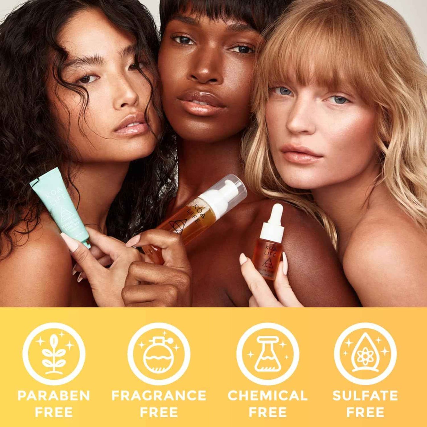 KOA LIFE Vit-C Brightening Facial Cleanser XL - Vitamin C Facial Wash, Skin Illuminating Face Wash, Gentle Foam Cleanser, Vegan - 3.38 Fl Oz