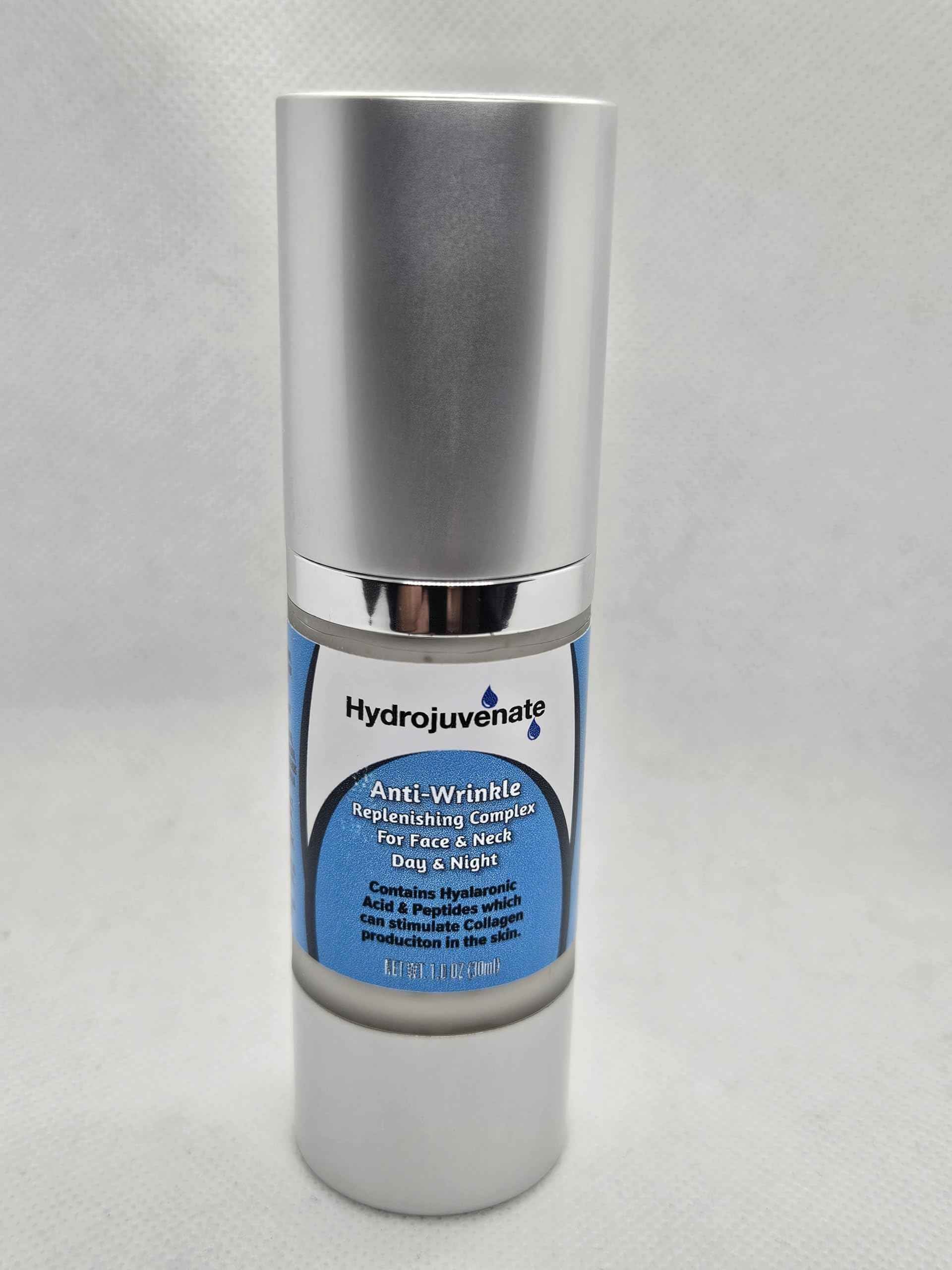 Hydrojuvenate Anti-Aging Moisturizer w/Hyaluronic Acid | Treats Fine Lines & Wrinkles | Dry & Sensitive Skin | Dermatologist Inspired | Collagen Peptides | Neck & Face