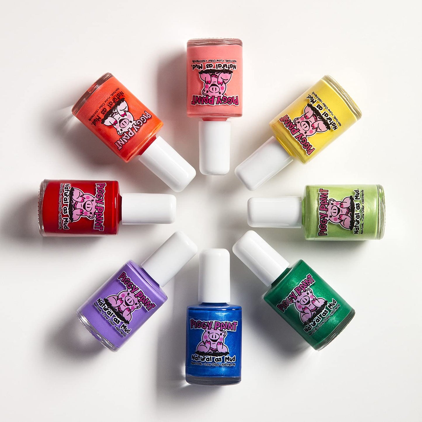 Piggy Paint 100% Non-toxic Girls Nail Polish - Safe, Chemical Free Low Odor for Kids, Sweetpea