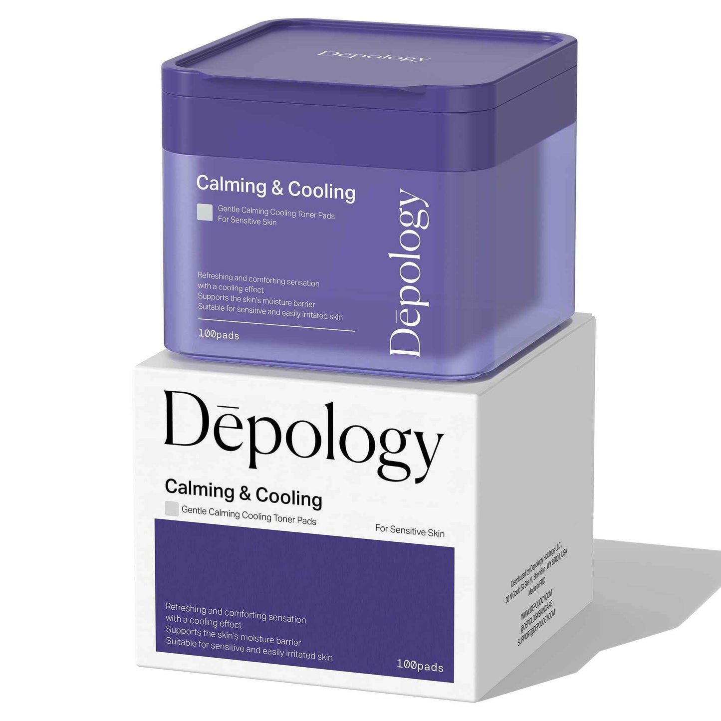 depology Blemish & Tone Toner Pads [Upgraded] – Helps Fade Dark Spots Facial Pads & Uneven Skin Tone with Lactic Acid, Bakuchiol & Centella, Daily Exfoliating for Sensitive Skin