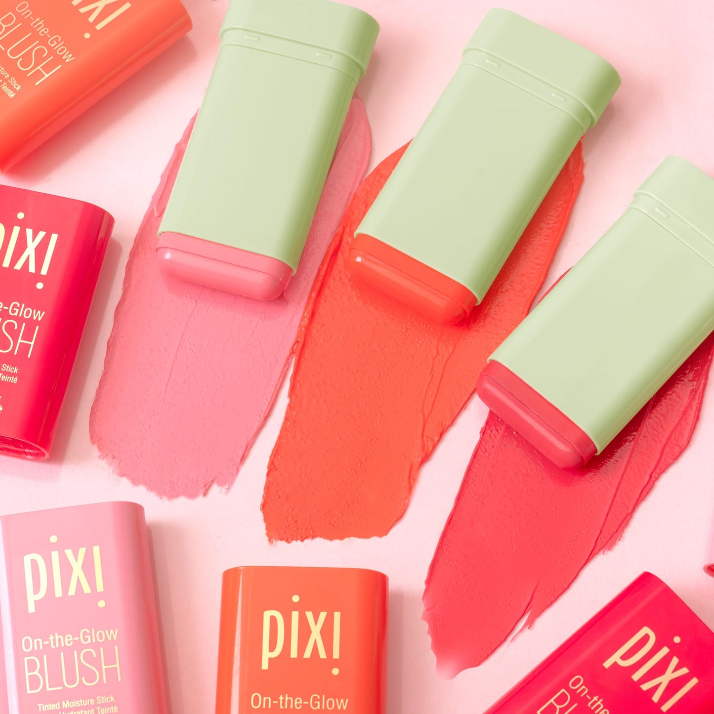 Pixi On-the-Glow Blush - Juicy, Hydrating Tinted Moisture Blush Stick with Ginseng, Aloe Vera & Fruit Extracts, For Cheeks & Lips, 19g / 0.6oz, Paraben-Free