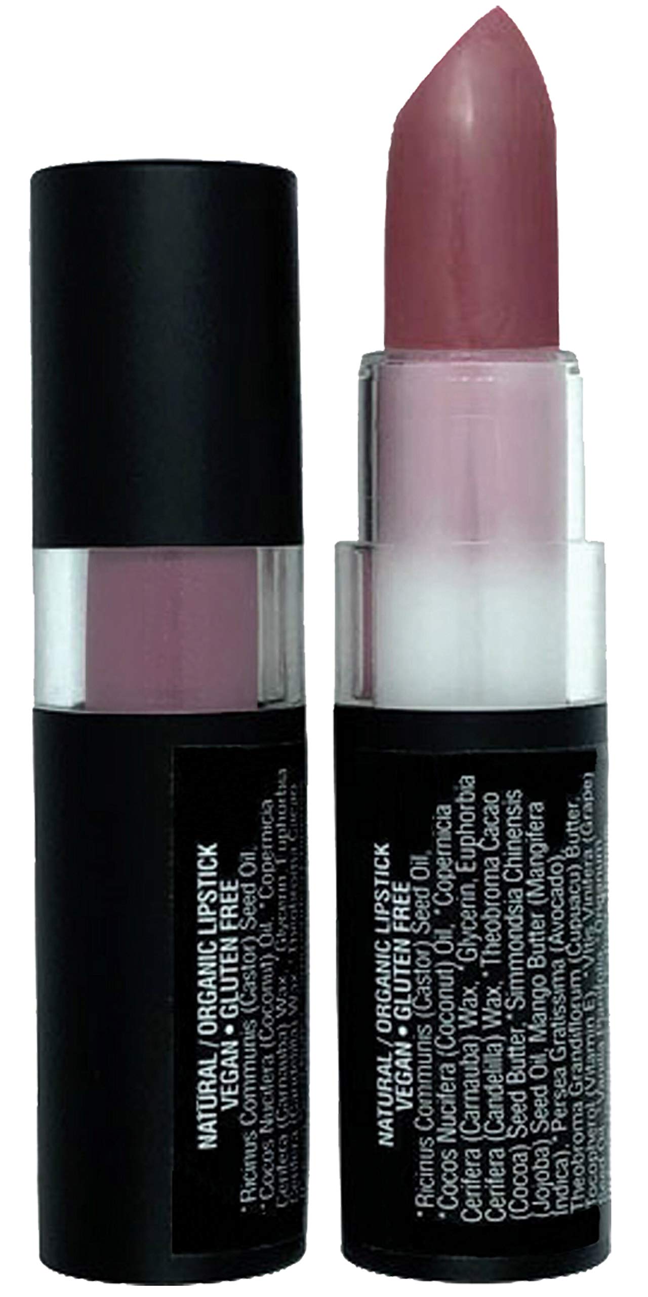 Mom's Secret Natural Lipstick, Organic, Vegan, Gluten Free, Cruelty Free, Made in the USA, 0.12 oz. (Purely Plum)