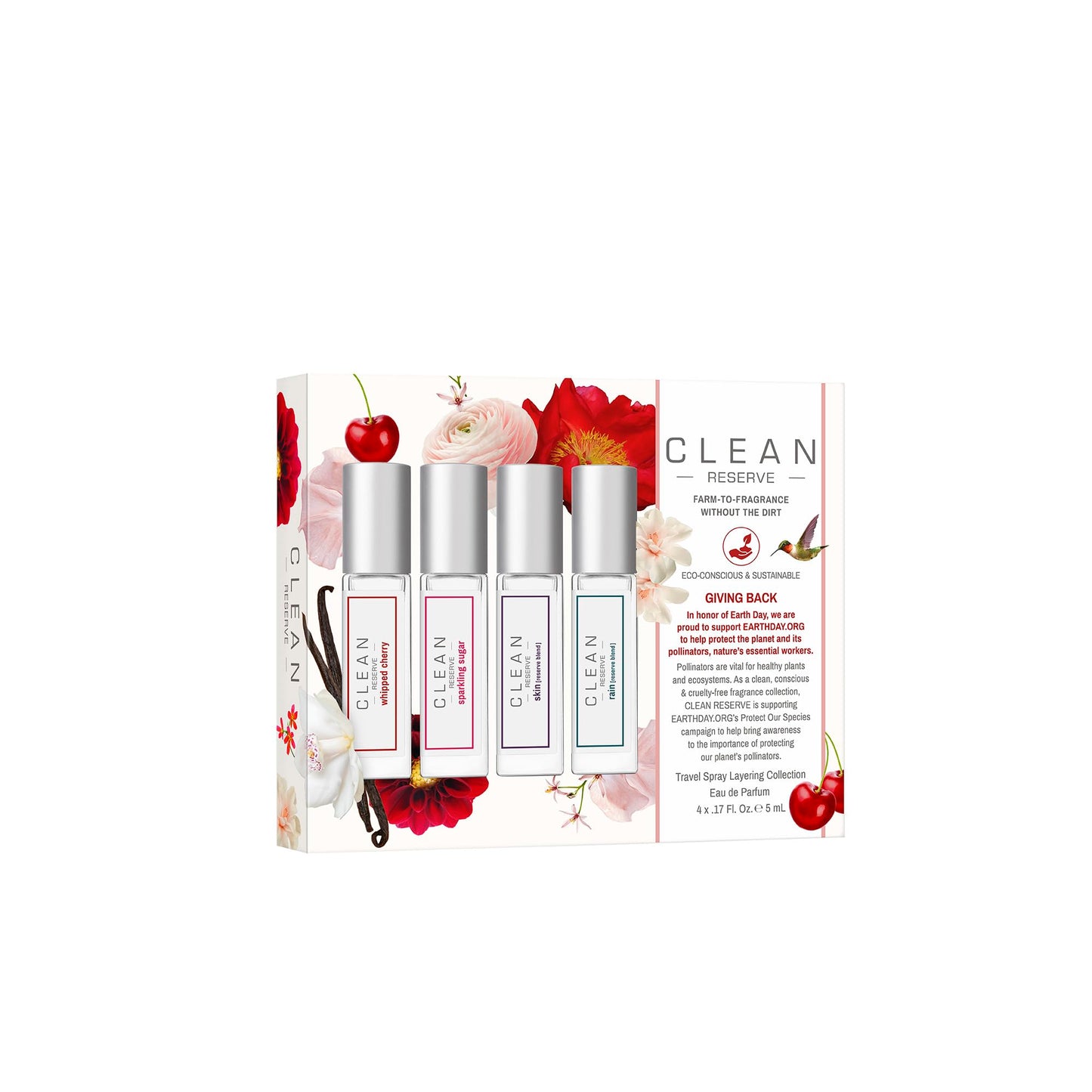 CLEAN RESERVE Travel Spray Layering Gift Set 4x5ml
