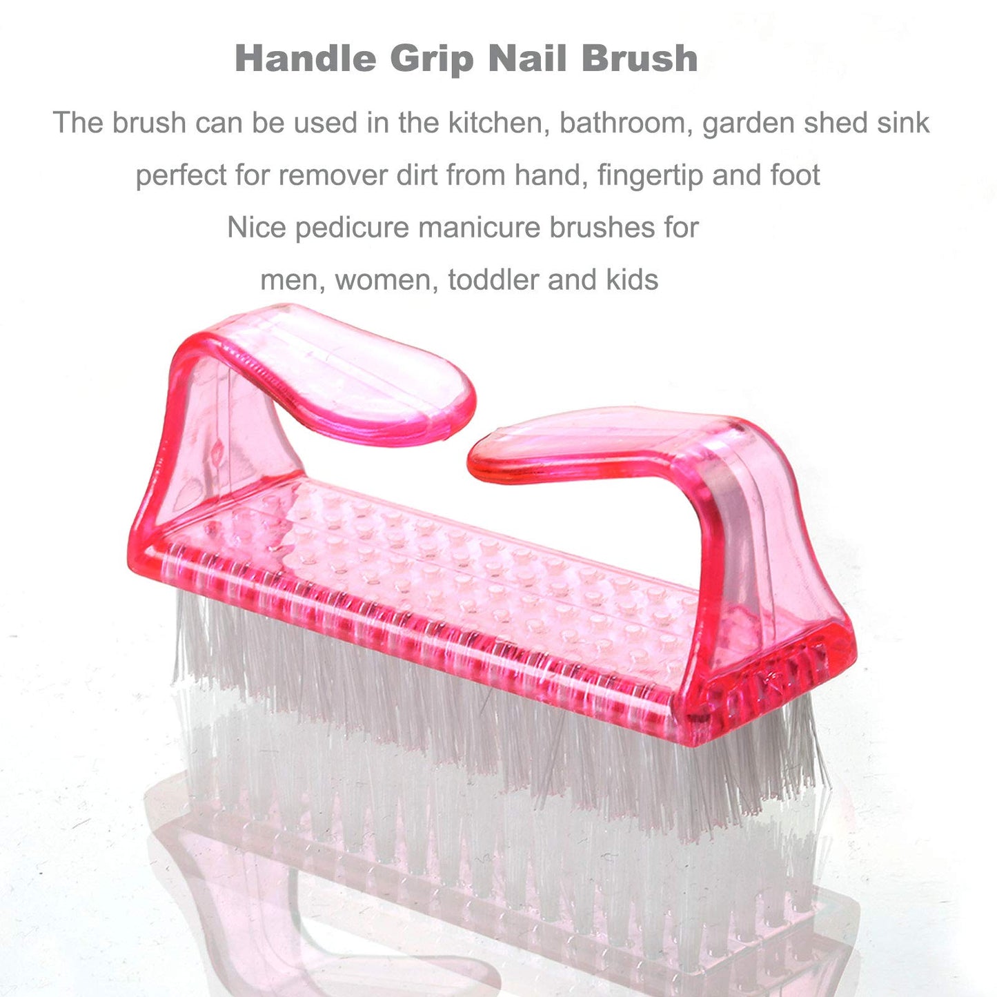 Nail Soaking Bowl, Borogo 2PCS Soak Off Gel Polish Dip Powder Remover Manicure Bowl for Acrylic Nails, Nail Brush, Cuticle Pusher, Cuticle Peeler, 100/180 Nail File, Buffer