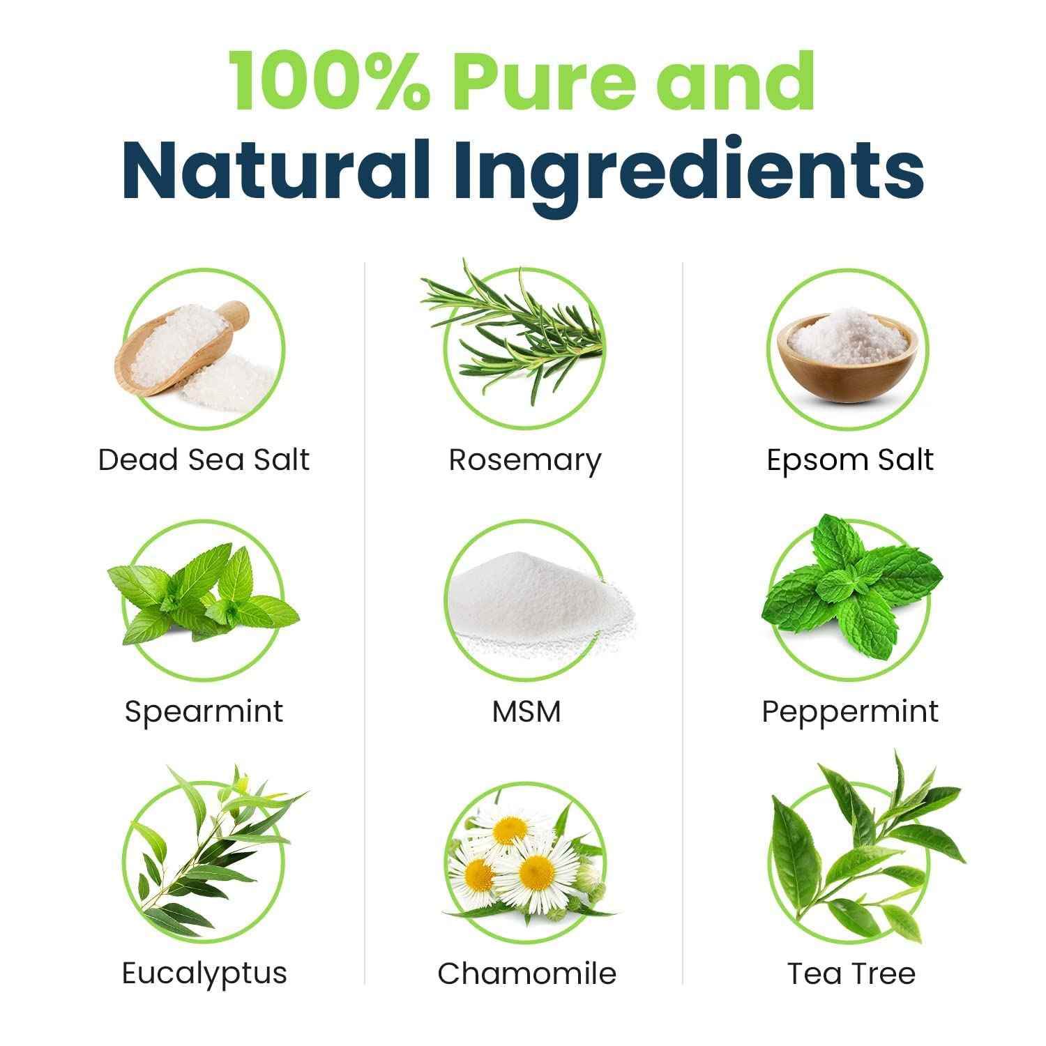 Tea Tree Oil Foot Soak with Epsom Salt - Best Toenail Fungus Treatment, Athletes Foot & Softens Calluses For Dry Cracked Feet - Instantly Hydrates & Soothes Irritated Skin & Athletes Foot