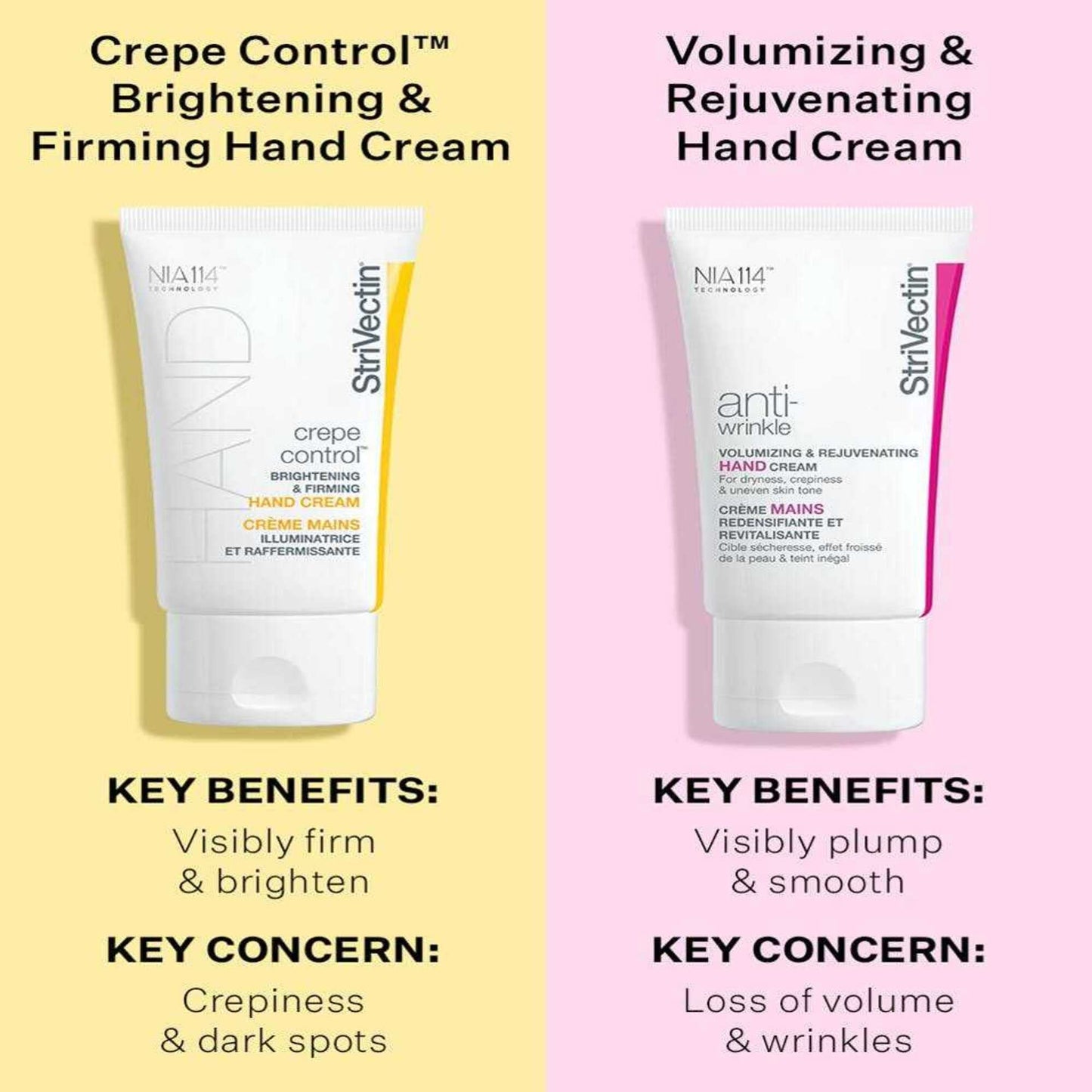 StriVectin Crepe Control Brightening & Firming Hand Cream for Dry Skin and Less Wrinkles, 2 oz