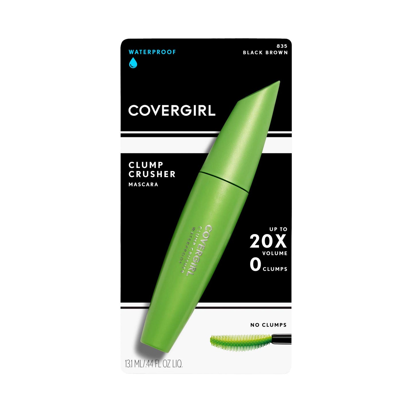 COVERGIRL - Clump Crusher by Lash Blast Mascara, 20X More Volume, Double Sided Brush, Long-Lasting Wear, 100% Cruelty-Free