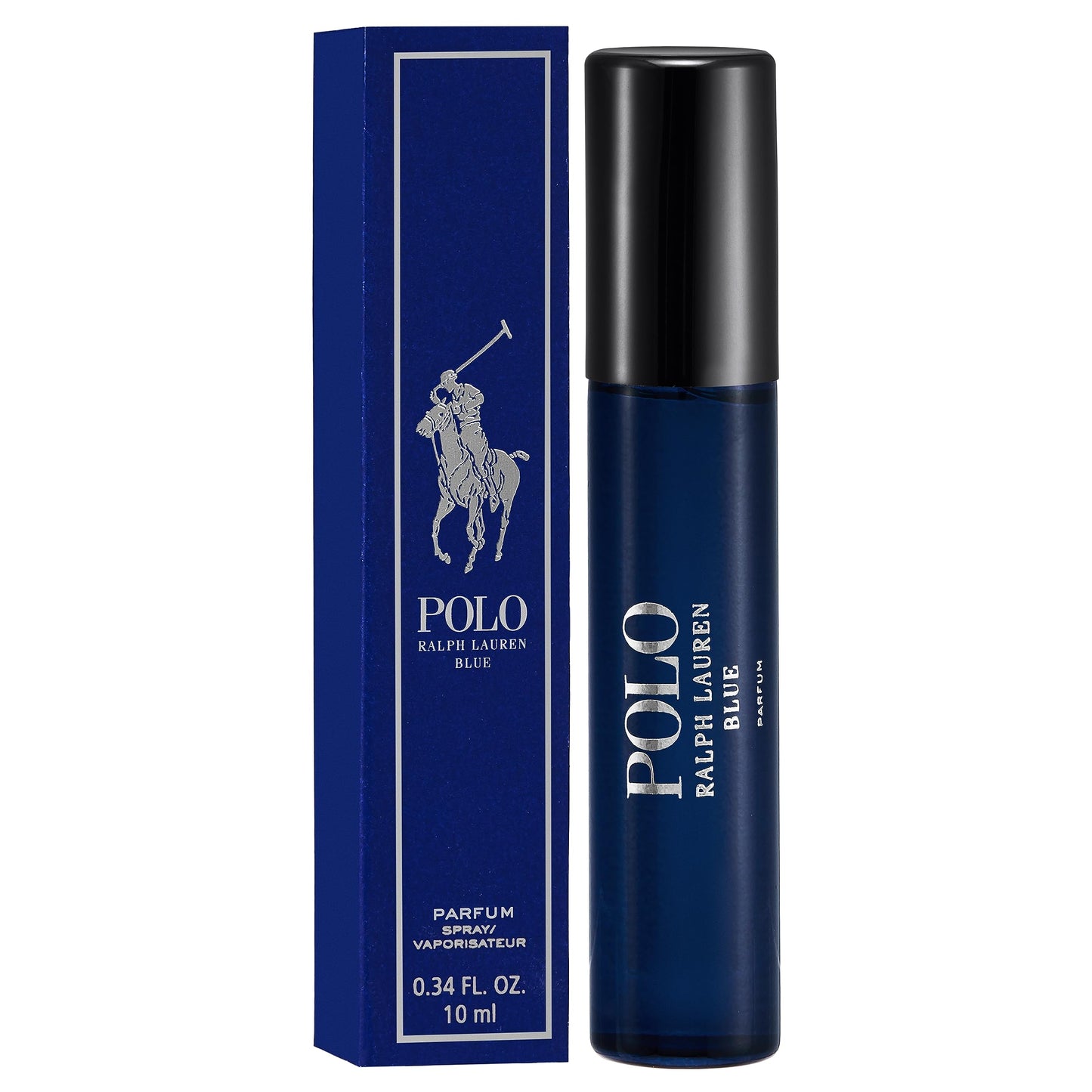 RALPH LAUREN FRAGRANCES Polo Blue - Parfum - Men's Cologne - Aquatic & Fresh - With Citrus, Oakwood, and Vetiver - Intense Fragrance - 0.34 Fl Oz