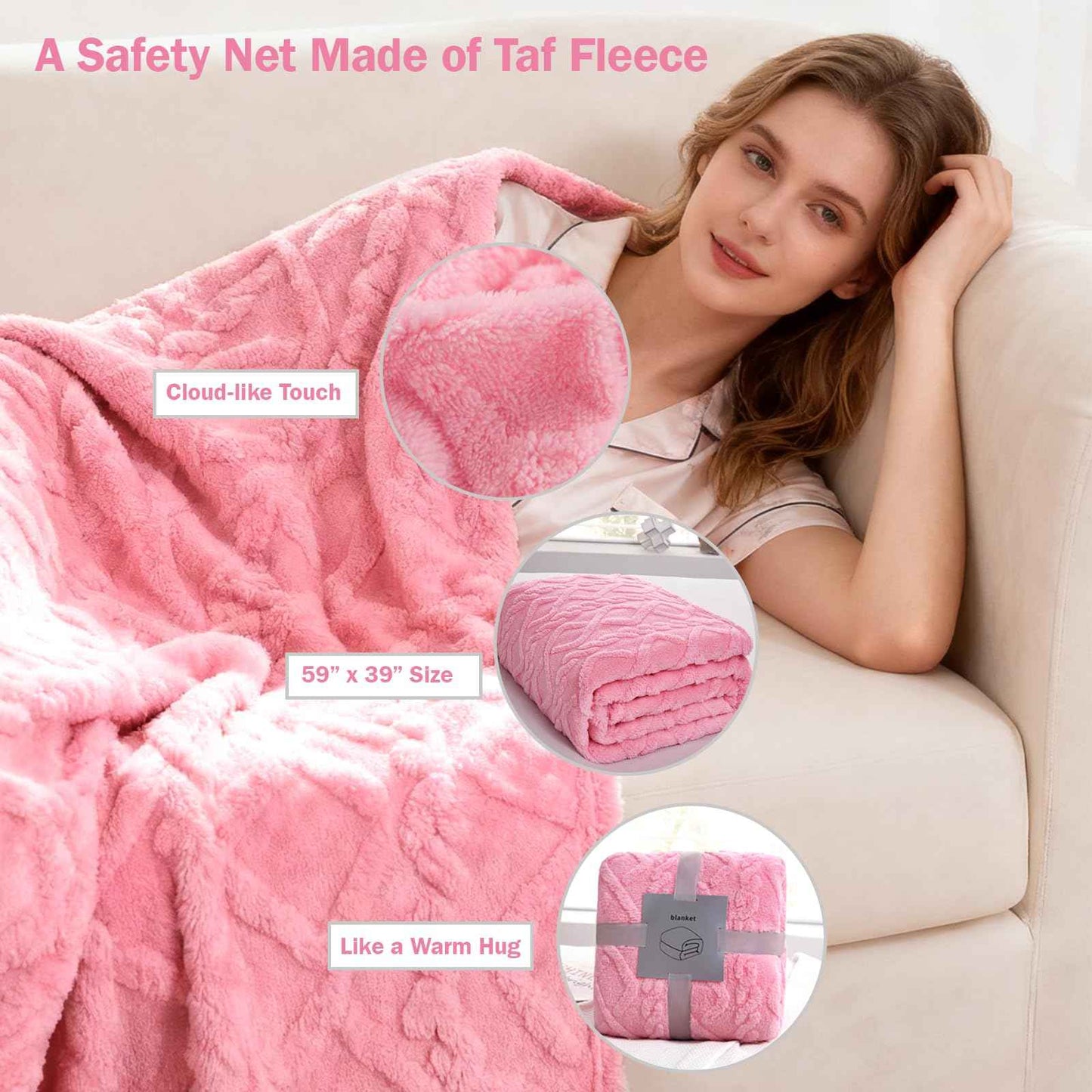 Self Care Gift Set for Women Birthday Christmas Valentine's Day Anniversary Gifts Basket for Her Bestie Girlfriend Daughter Friends Sister with Tuff Blanket, Coffee Mug, Scented Candle etc.