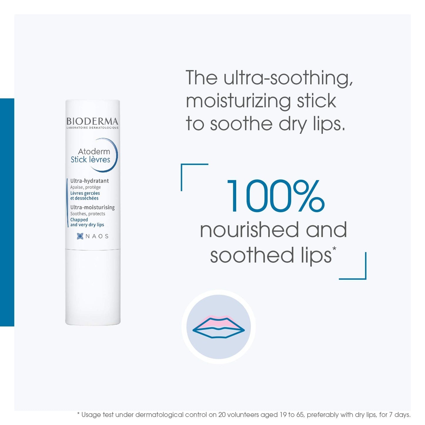 Bioderma - Atoderm - Lip Stick - Hydrating, Soothing and Renewing Lip Stick - for Dry Lips