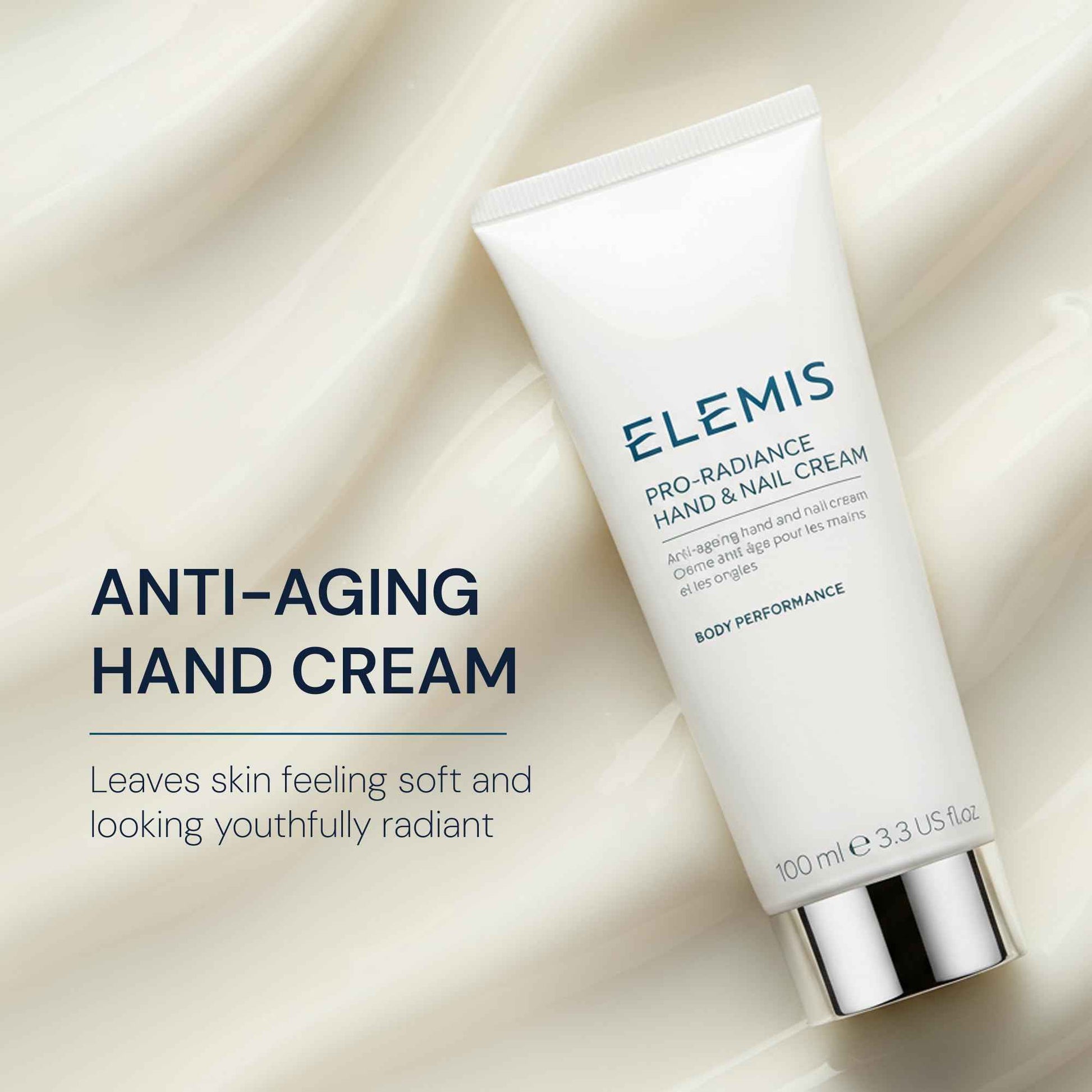 ELEMIS Pro-Radiance Anti-Aging Hand and Nail Cream, 3.3 Fl Oz