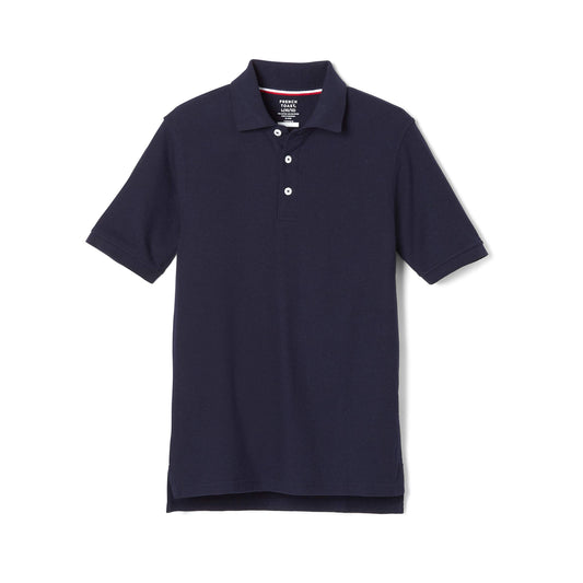 French Toast boys Short Sleeve Pique (Standard & Husky) Polo Shirt, Navy, 2T US