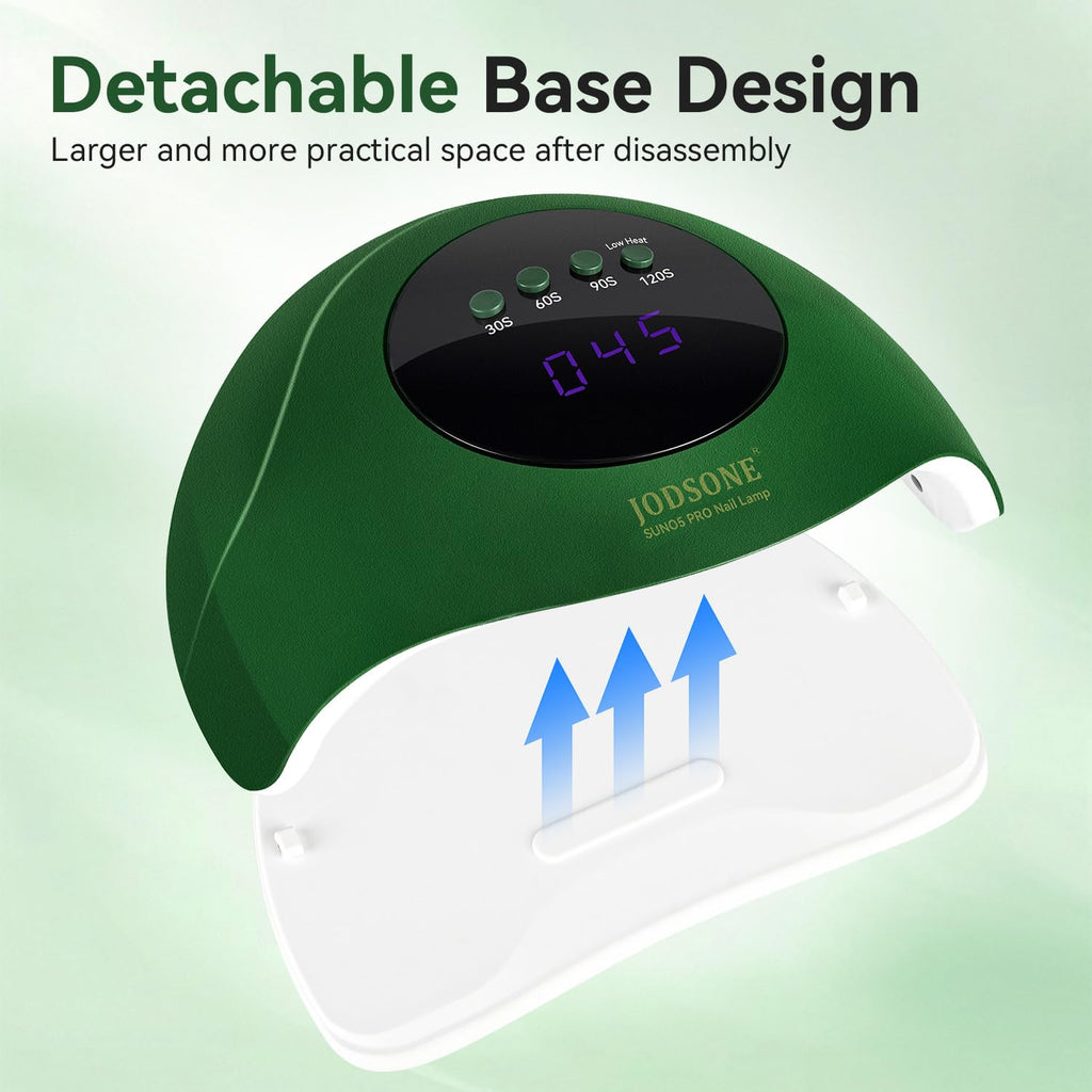 JODSONE U V LED Nail Lamp, Nail Dryer for Gel Polish, Led Light with Automatic Sensor & 4 Timers