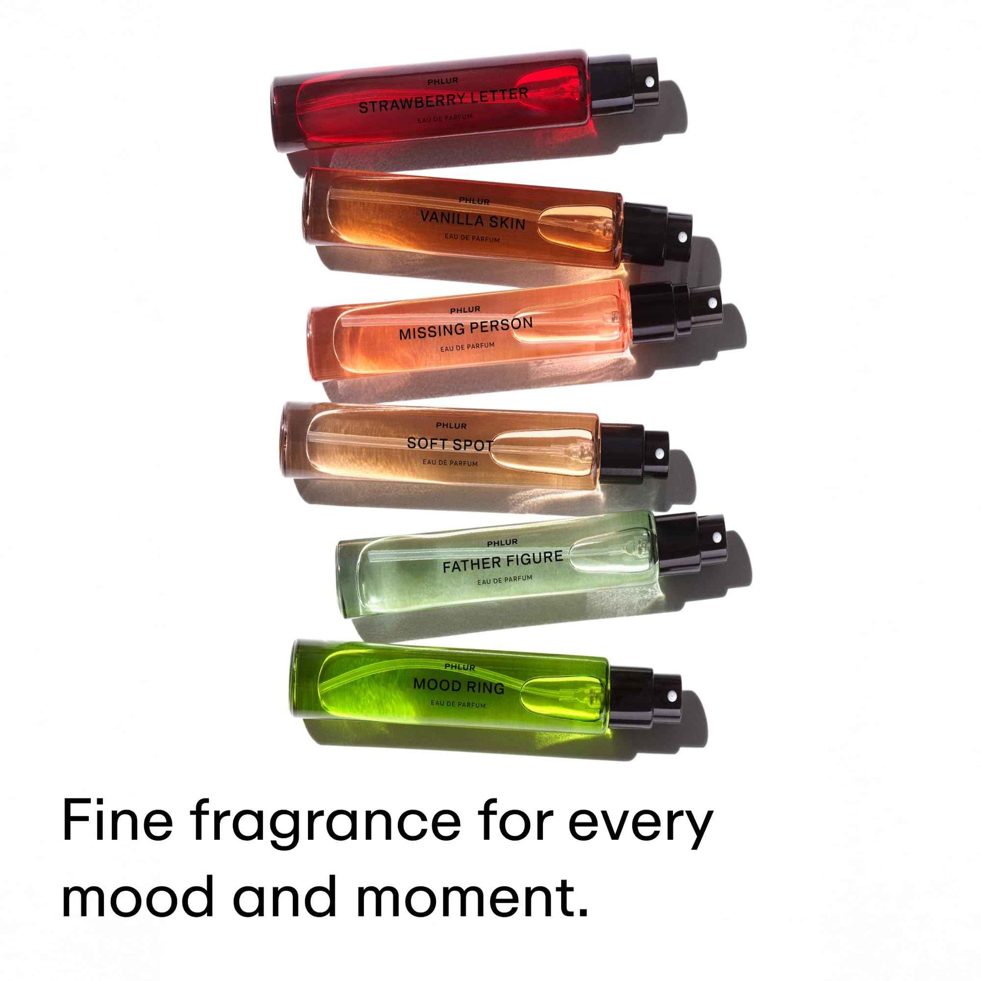 PHLUR Somebody Wood Eau de Parfum - Travel Size Perfume for Women & Men Fragrance - Spicy Woody Perfume with Bergamot, Lemon, Cedarwood, Sandalwood, Musk & Vanilla (9.5mL)