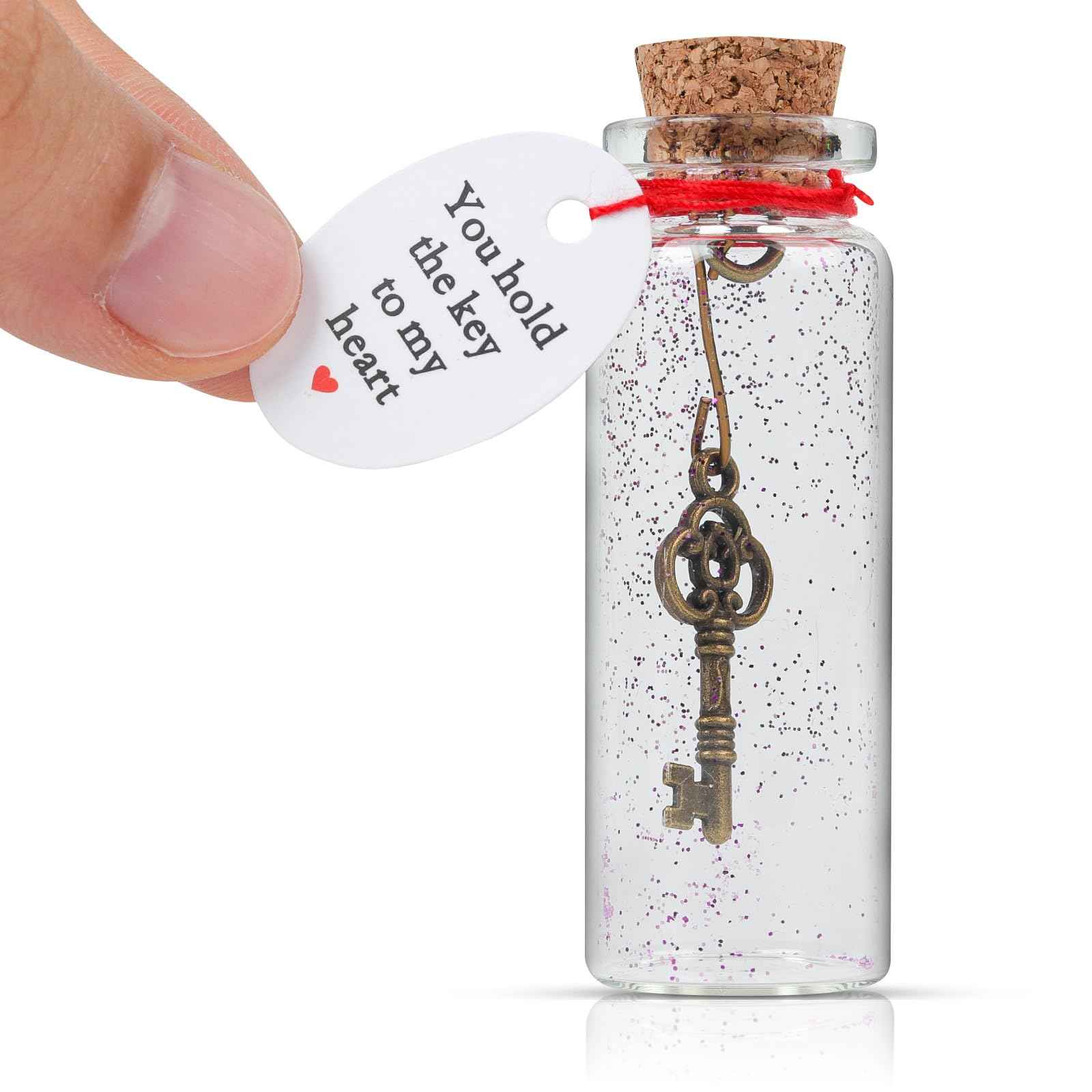 Handmade Romantic Gifts for Him Her,Valentines Day Gift for Women,Wife,Husband- I Love You Gift to Boyfriend Girlfriend Key to My Heart.