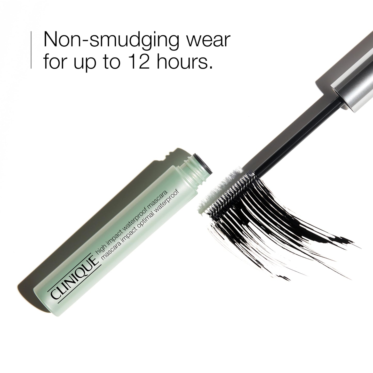 Clinique High Impact Waterproof Mascara | Lengthening, Volumizing, Smudge-Proof + Safe For Sensitive Eyes, Black/Brown