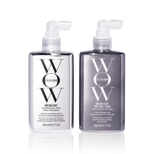 COLOR WOW Dream Duo for Curly Hair – Switch up your style from curly to straight and back again; advanced frizz control + heat protectants keep hair smooth, healthy and glossy.