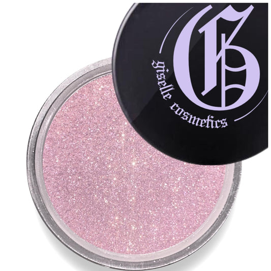 Giselle Cosmetics Light Amethyst Loose Mineral Eyeshadow - Organic, High Pigment Make Up Palette - Talc Free, Iridescent, Sparkle Eye Shadow in Hot Pink, Lavender, Rose Gold and More