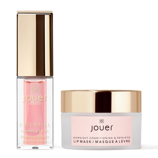 Jouer Lip Mask & Hydrating Lip Oil Bundle