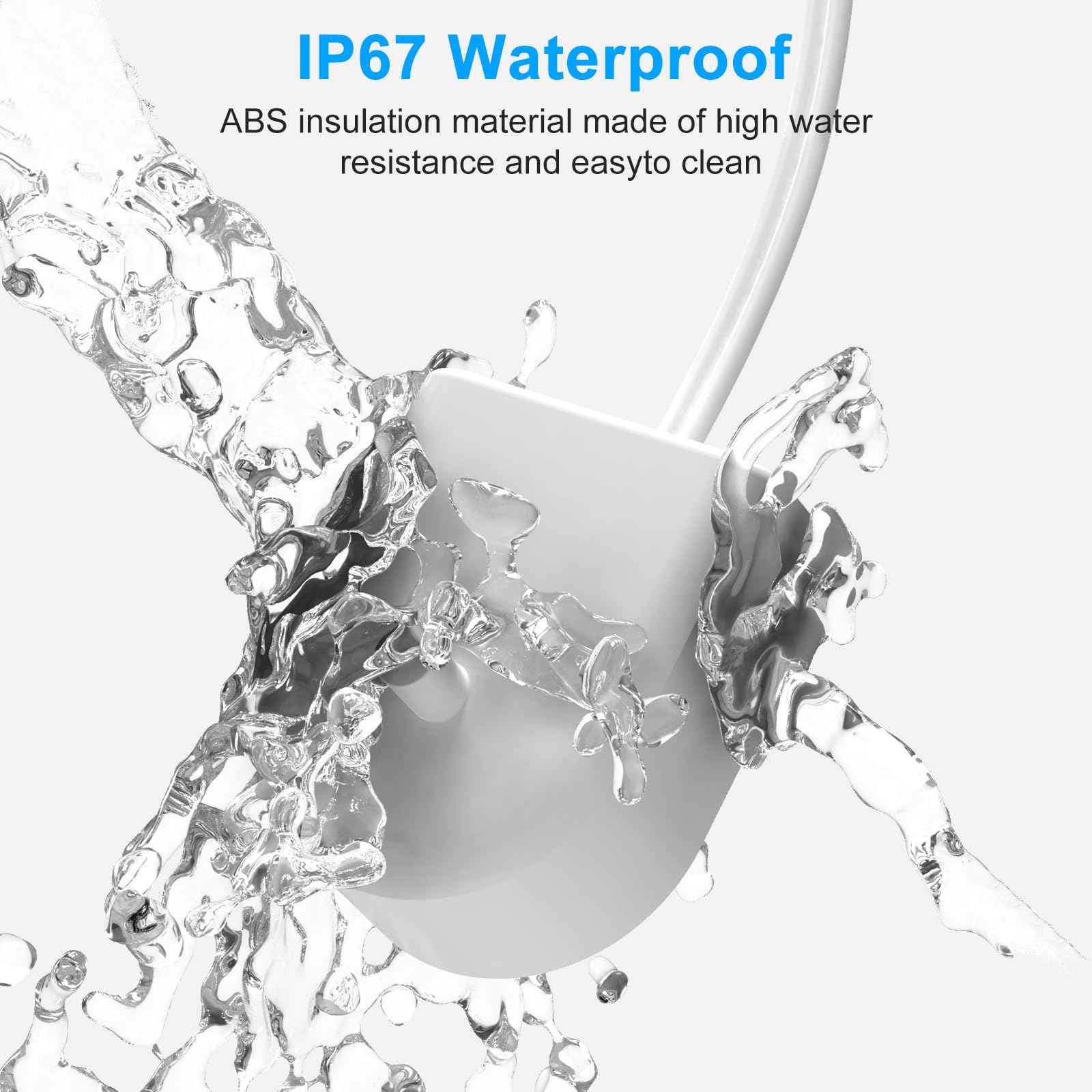 BENSN Charger Base Compatible with Philips Sonicare Electric Toothbrush 4100 5300 5100 1100 2100 3100 6500 7500, 3000 4000 5000 6000 8000 9000 Series, Waterproof Power Cord
