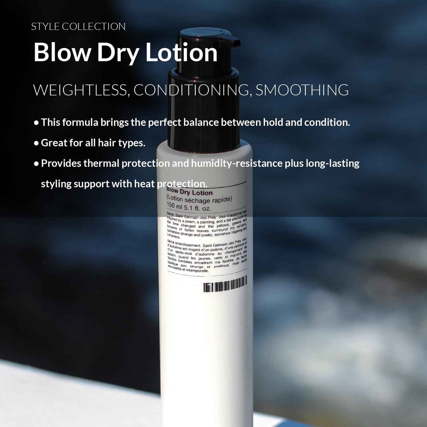 Number 4 Blow Dry Lotion. Hair Styling Cream with Thermal Protection, Reduces Blow Dry Time, Smooth Finish & Volume, Anti-Frizz, 5.1 oz