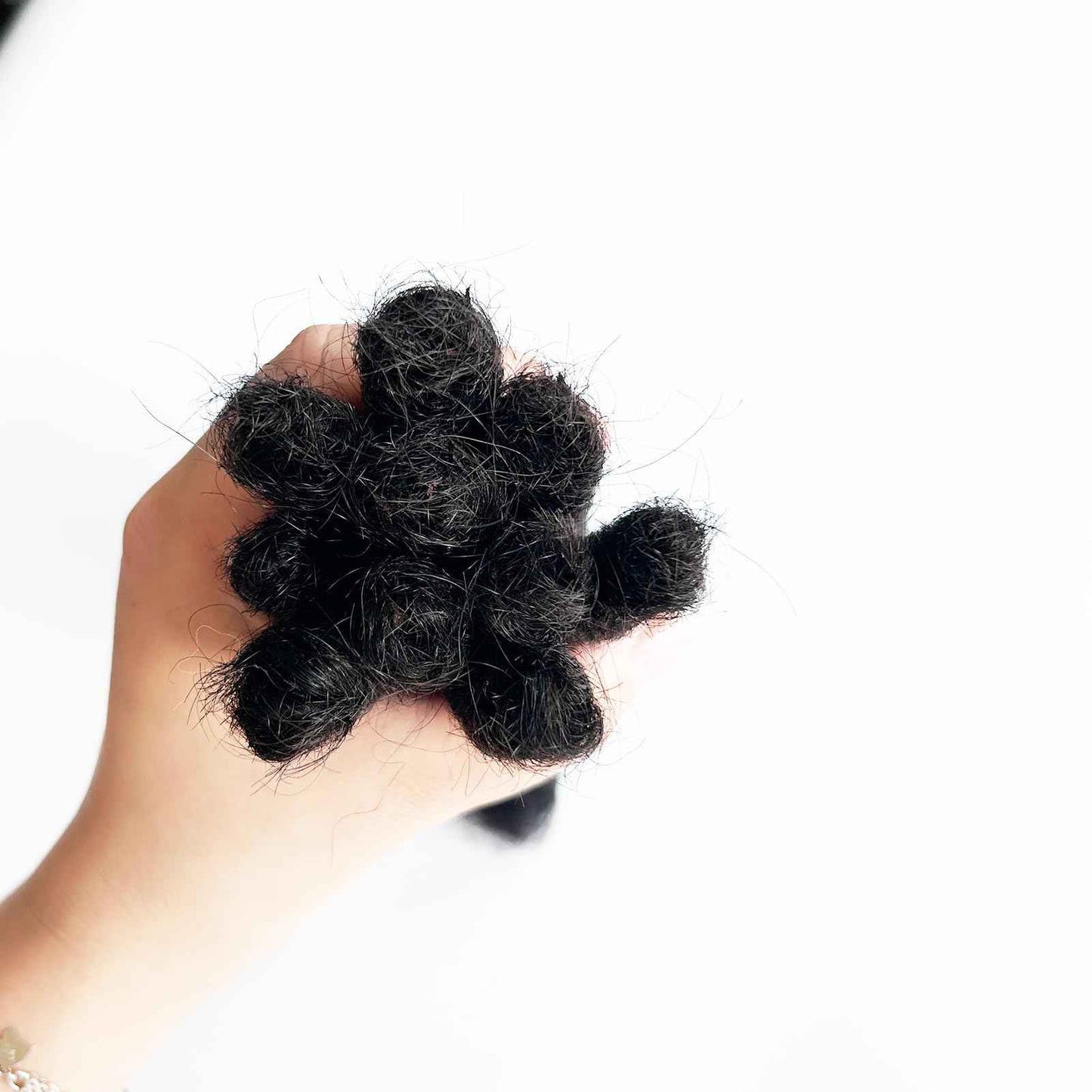 2.0cm Width 100% Human Hair Dreadlock Extensions for Men/Women/Kids Full Hand-made Permanent Dread Loc Extensions Human Hair Can be Dyed and Bleached