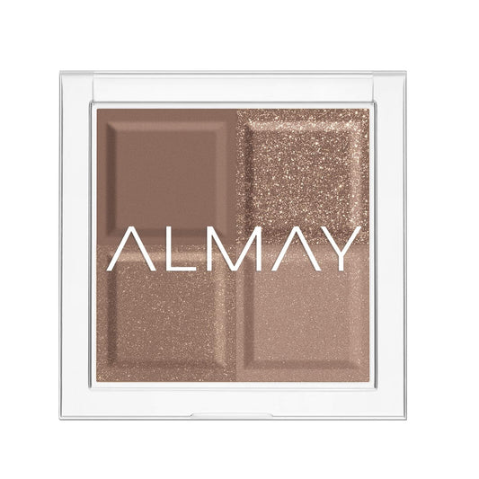 Almay Eyeshadow Palette, Longlasting Eye Makeup, Single Shade Eye Color in Matte, Metallic, Satin and Glitter Finish, Hypoallergenic, 180 Ambition, 0.1 Oz