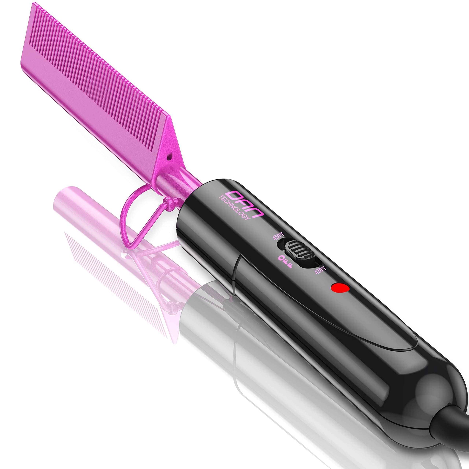 Dual Voltage Pressing Comb,Dual Voltage Flat Iron for Thick Hair